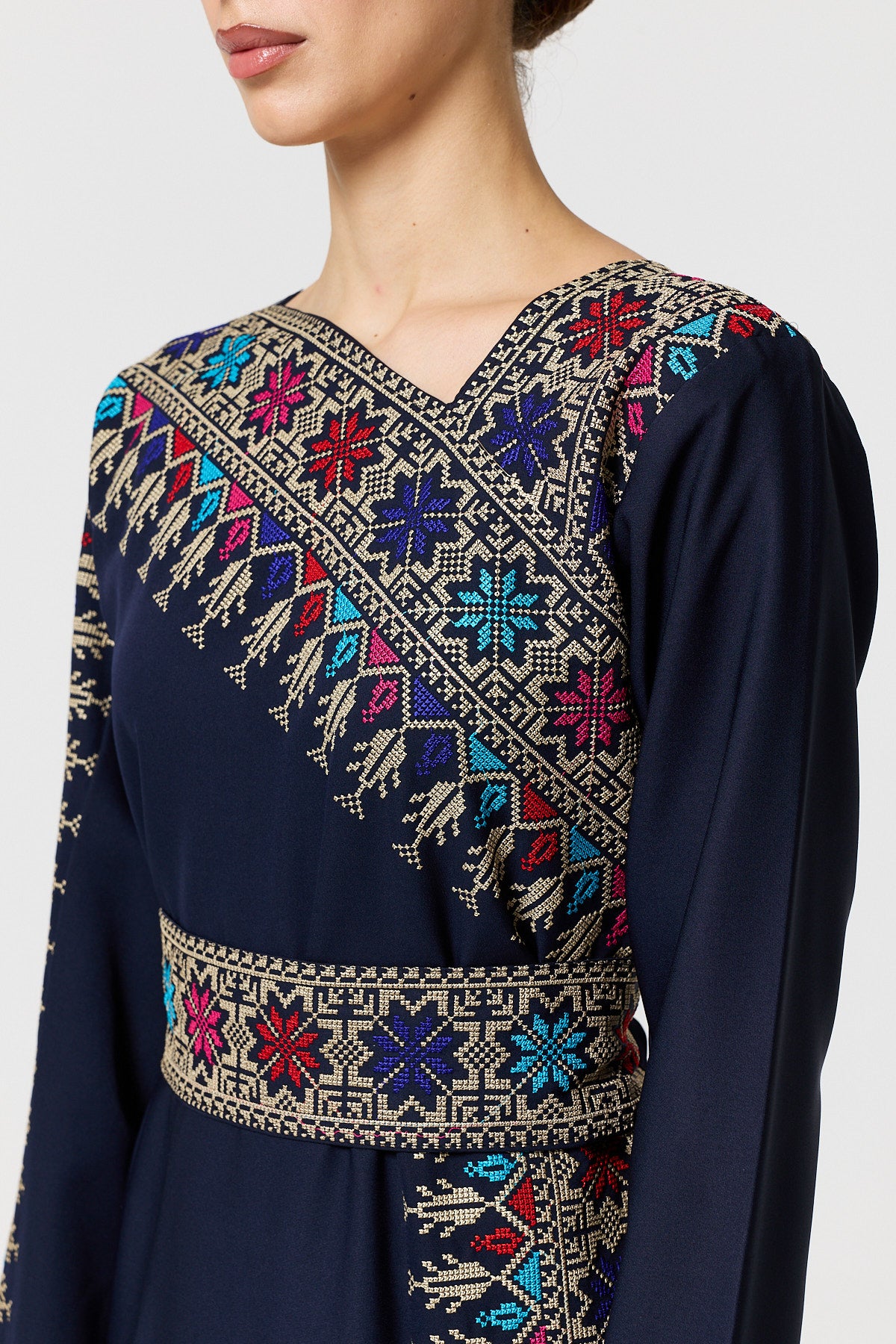 Tala Dress - Navy