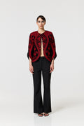 Taliah Jacket - Black & Red