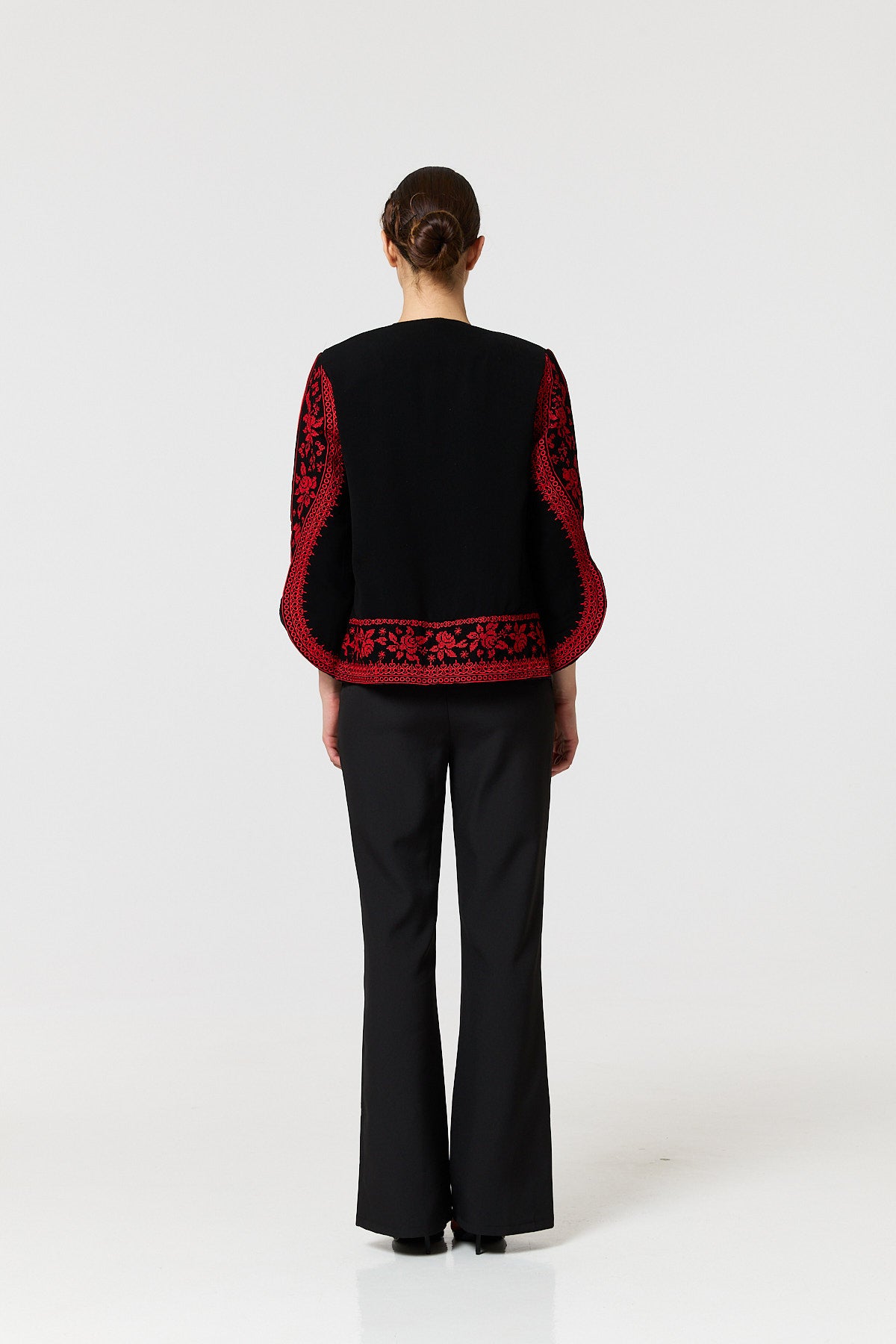 Taliah Jacket - Black & Red