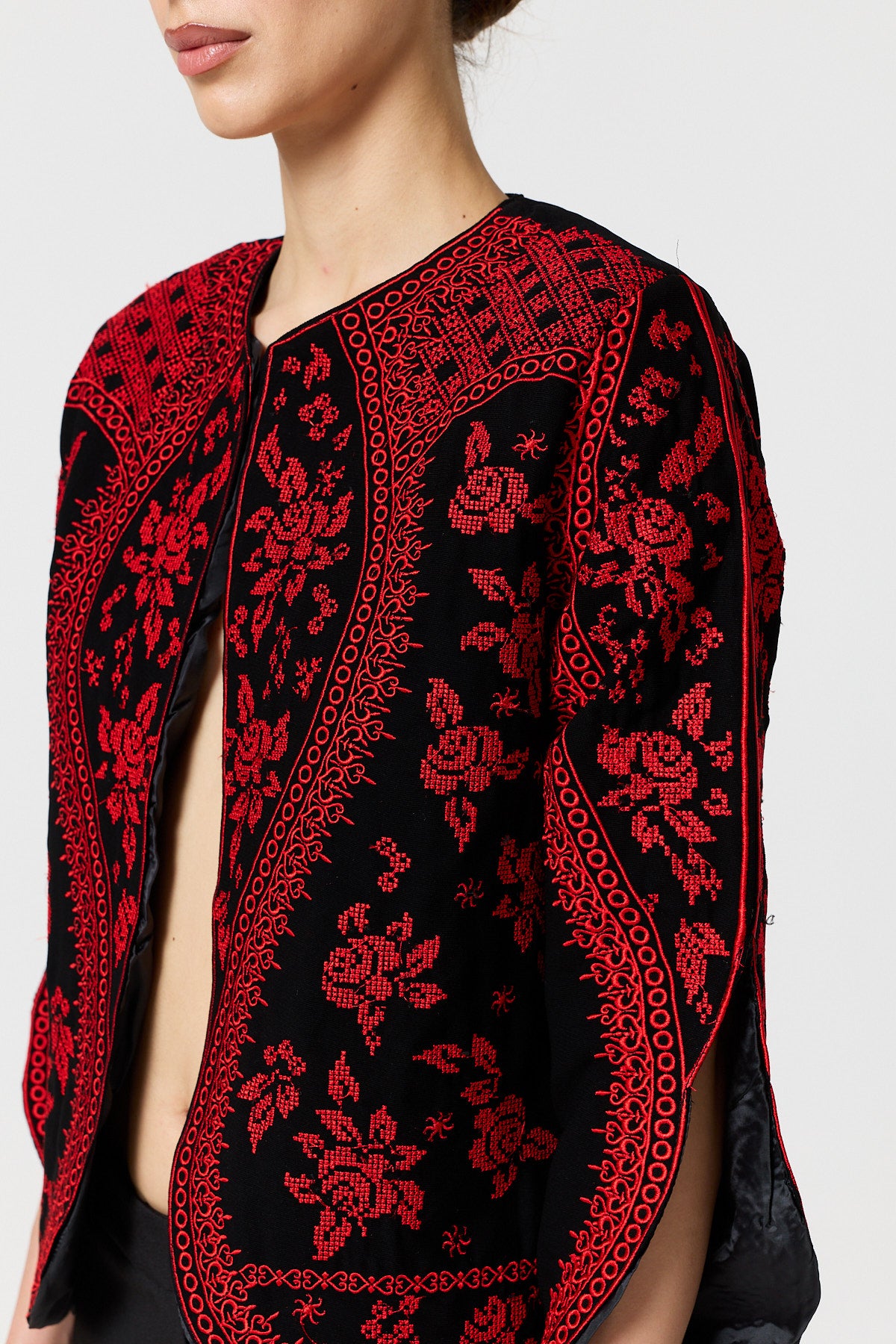 Taliah Jacket - Black & Red