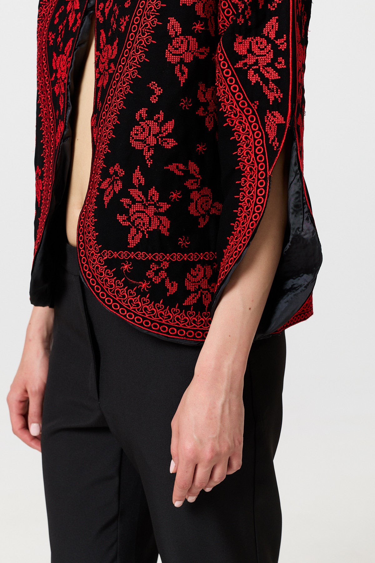 Taliah Jacket - Black & Red