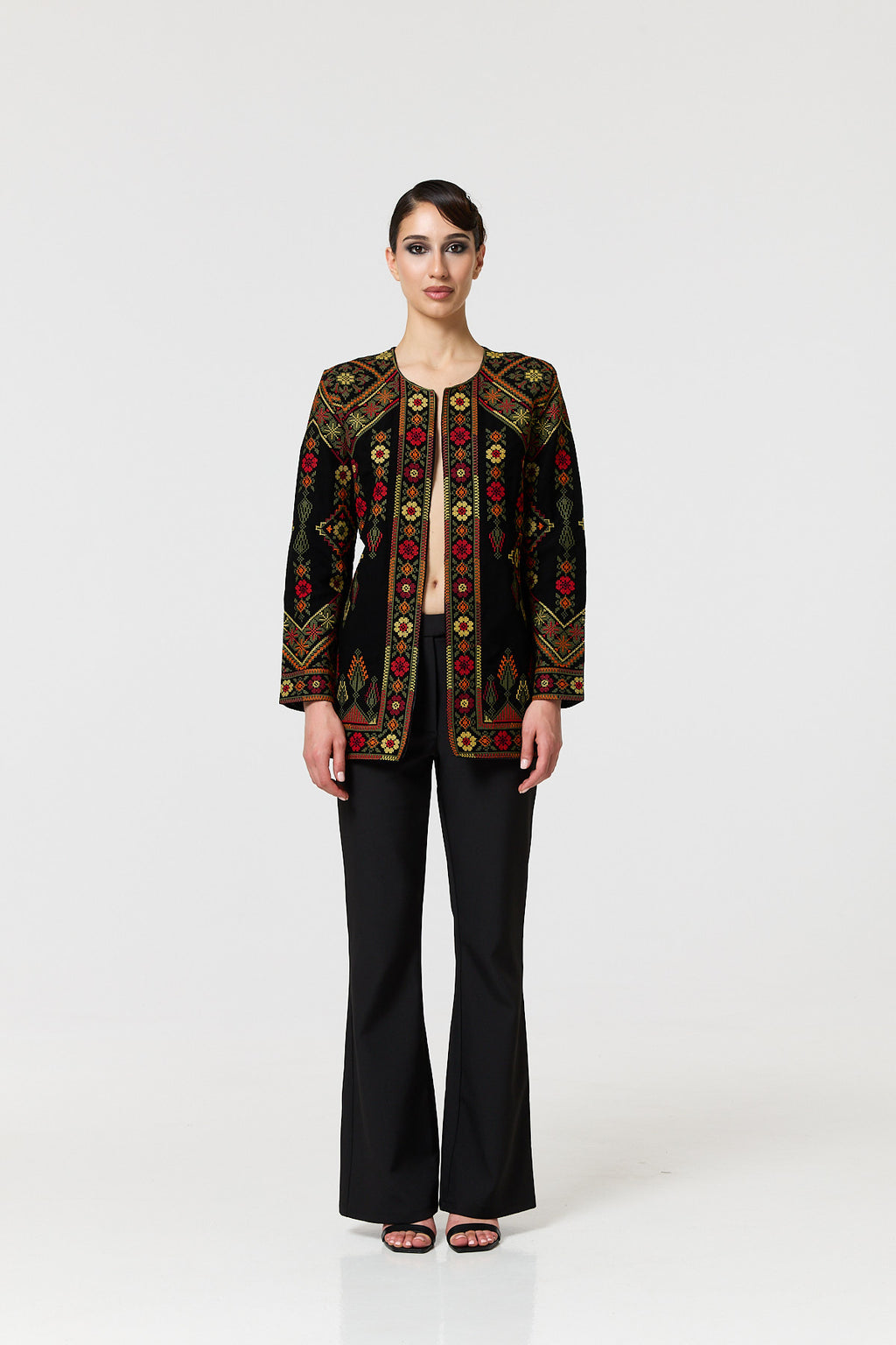 Taneem Jacket - Black Multi