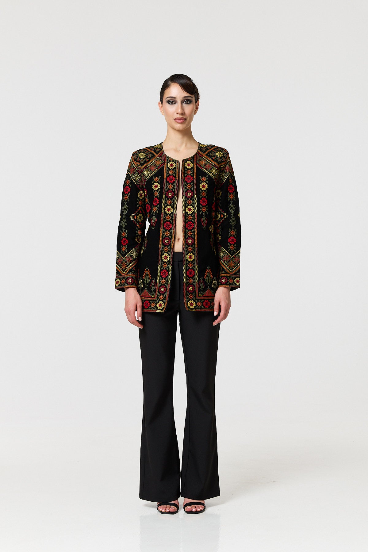 Taneem Jacket - Black Multi