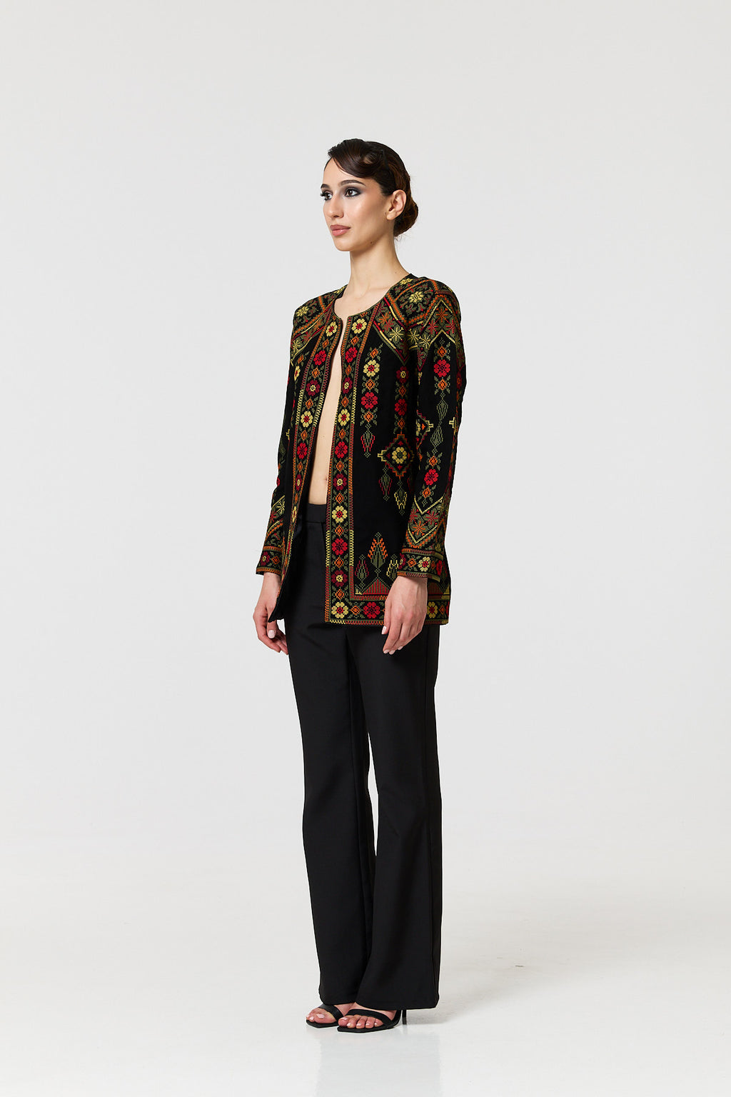 Taneem Jacket - Black Multi