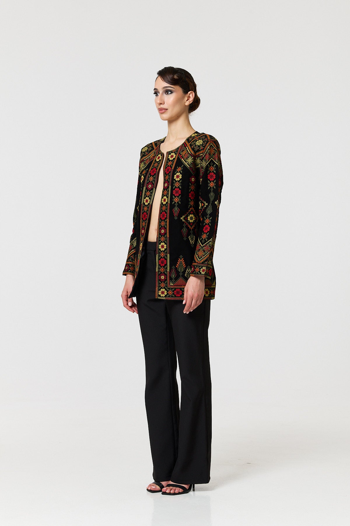 Taneem Jacket - Black Multi