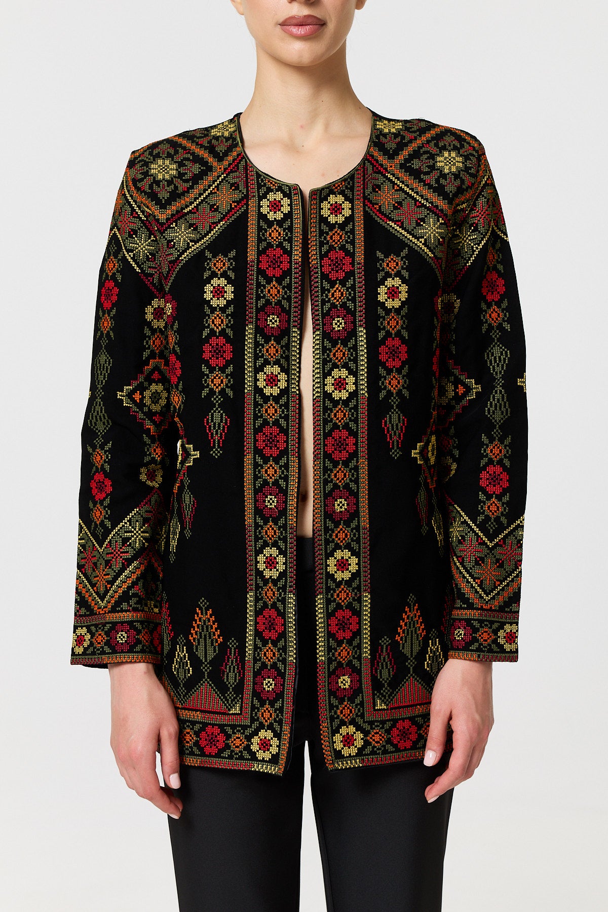 Taneem Jacket - Black Multi