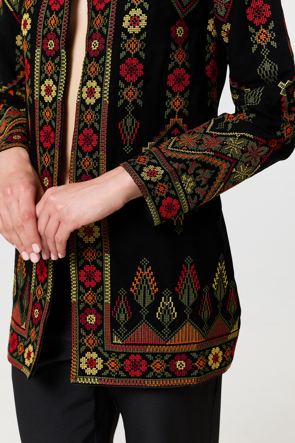 Taneem Jacket - Black Multi