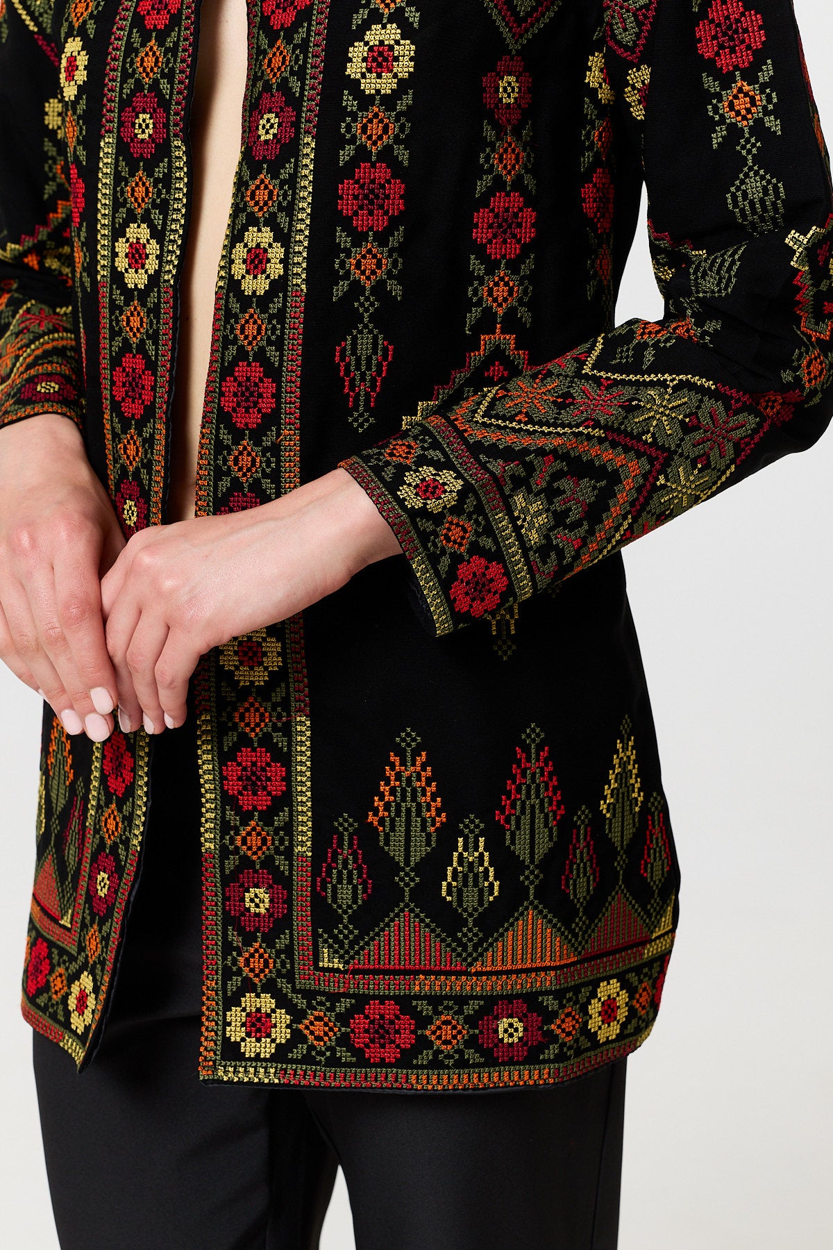 Taneem Jacket - Black Multi