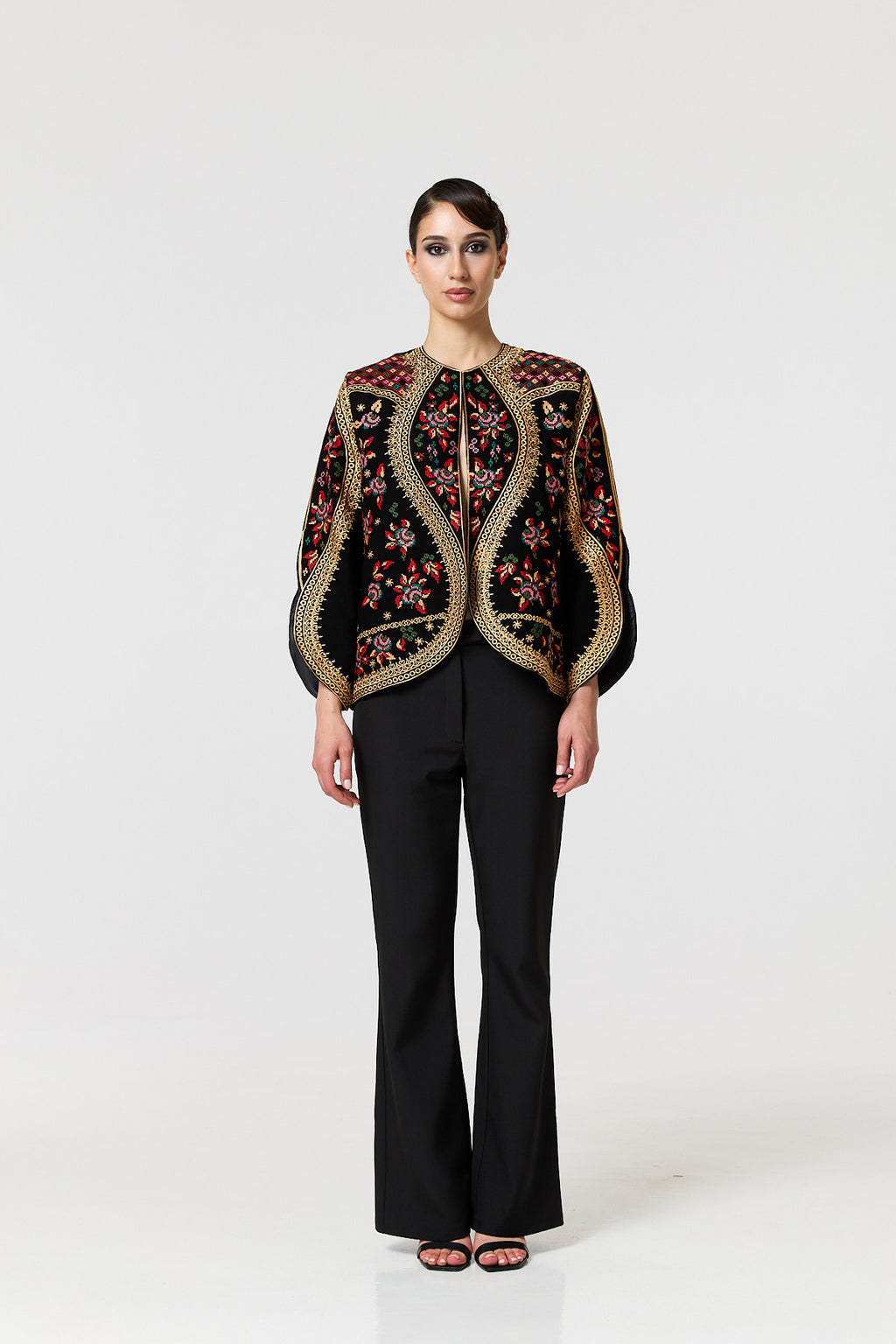 Tarana Jacket - Black Multi