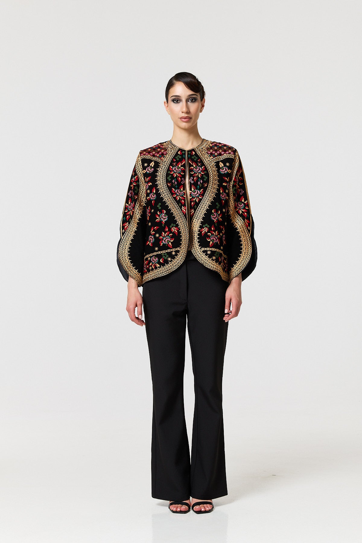 Tarana Jacket - Black Multi