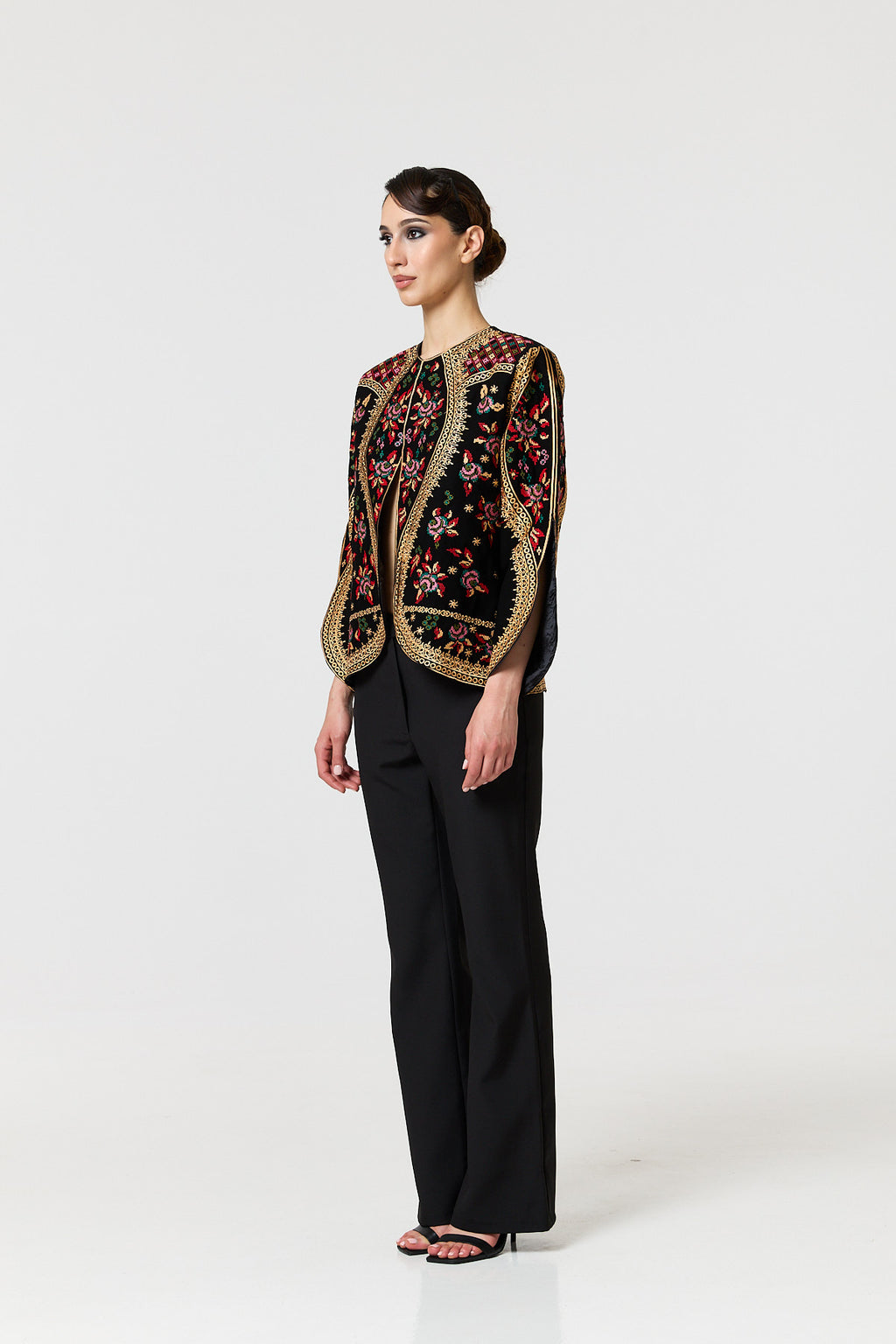Tarana Jacket - Black Multi