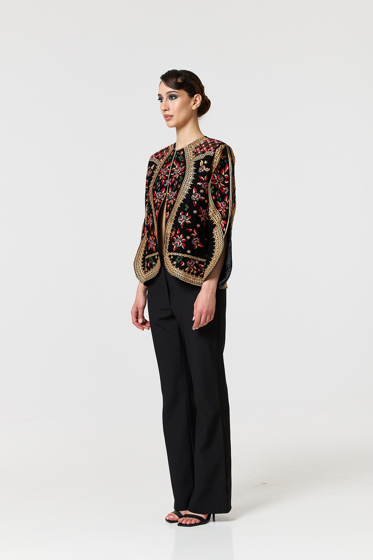 Tarana Jacket - Black Multi