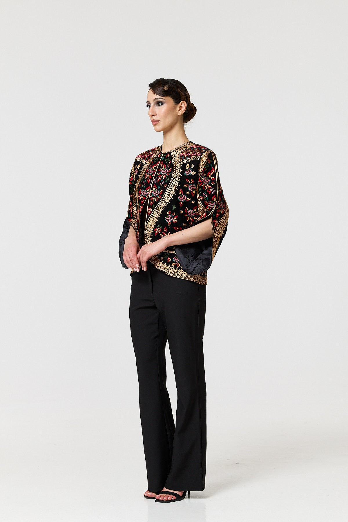 Tarana Jacket - Black Multi
