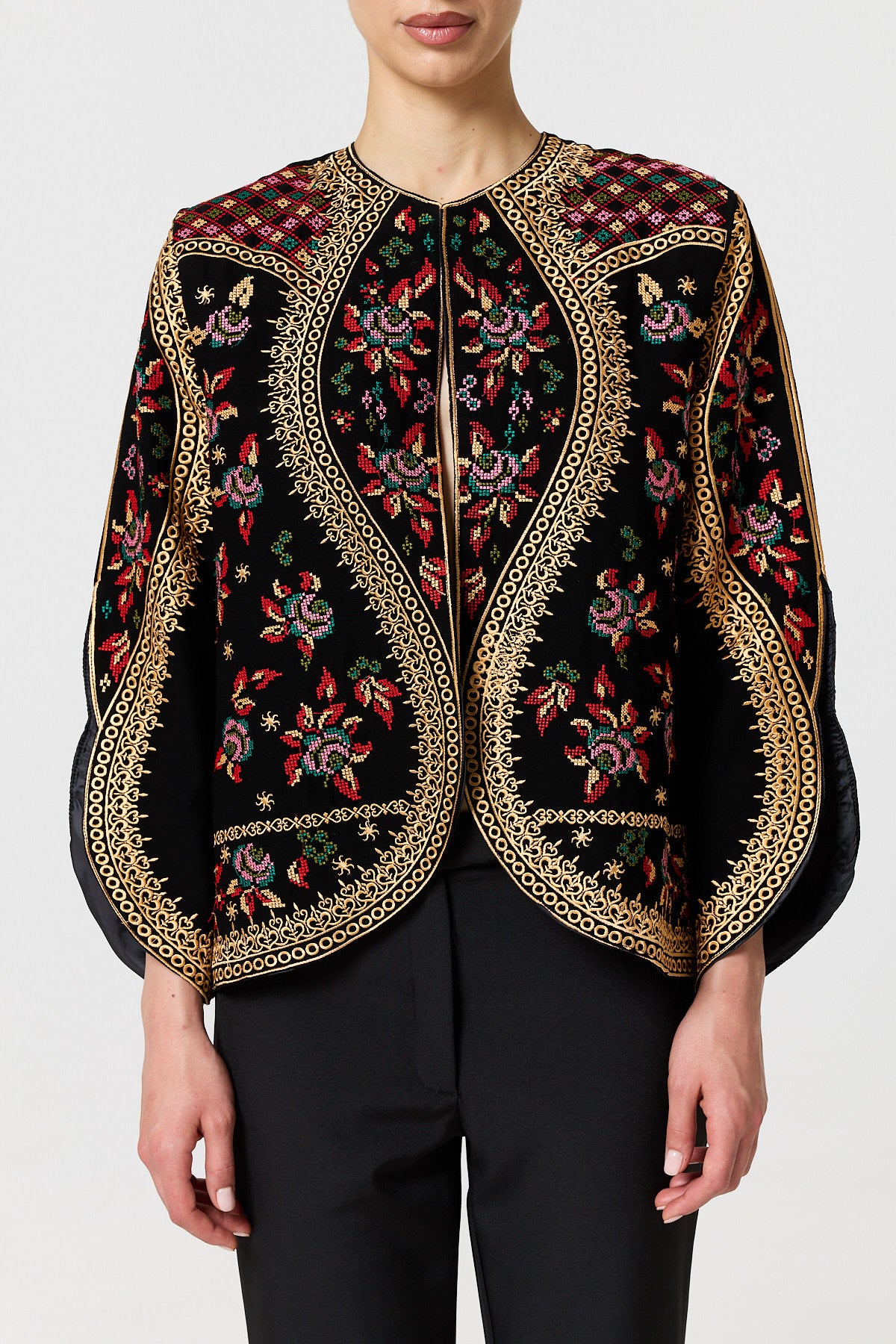 Tarana Jacket - Black Multi