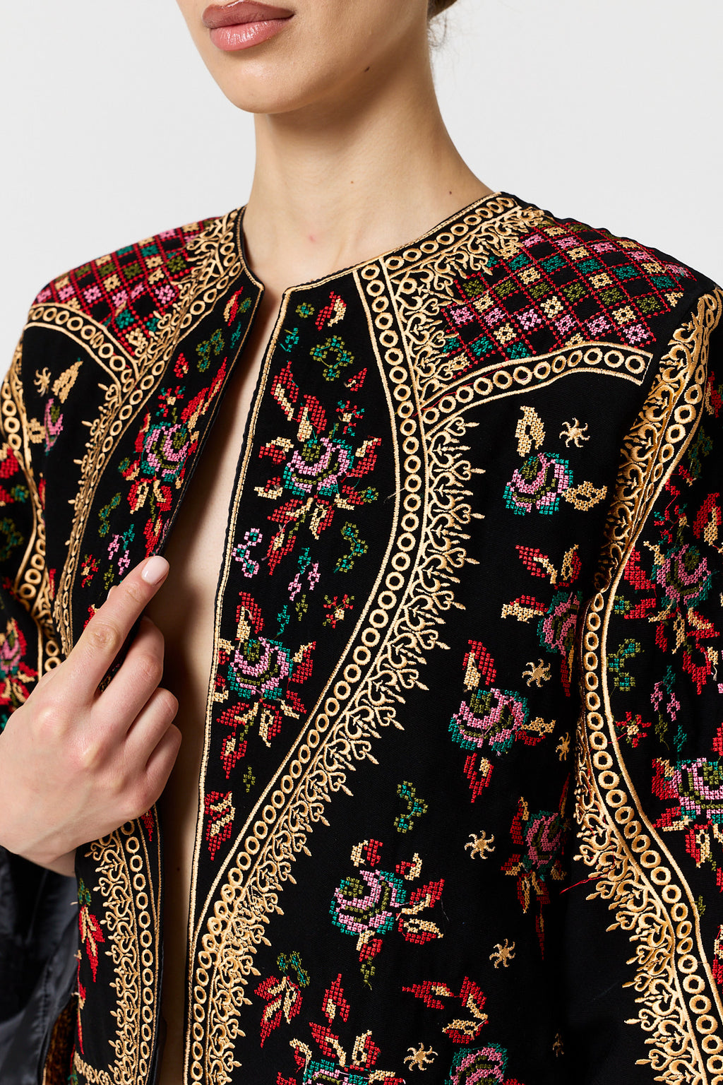 Tarana Jacket - Black Multi