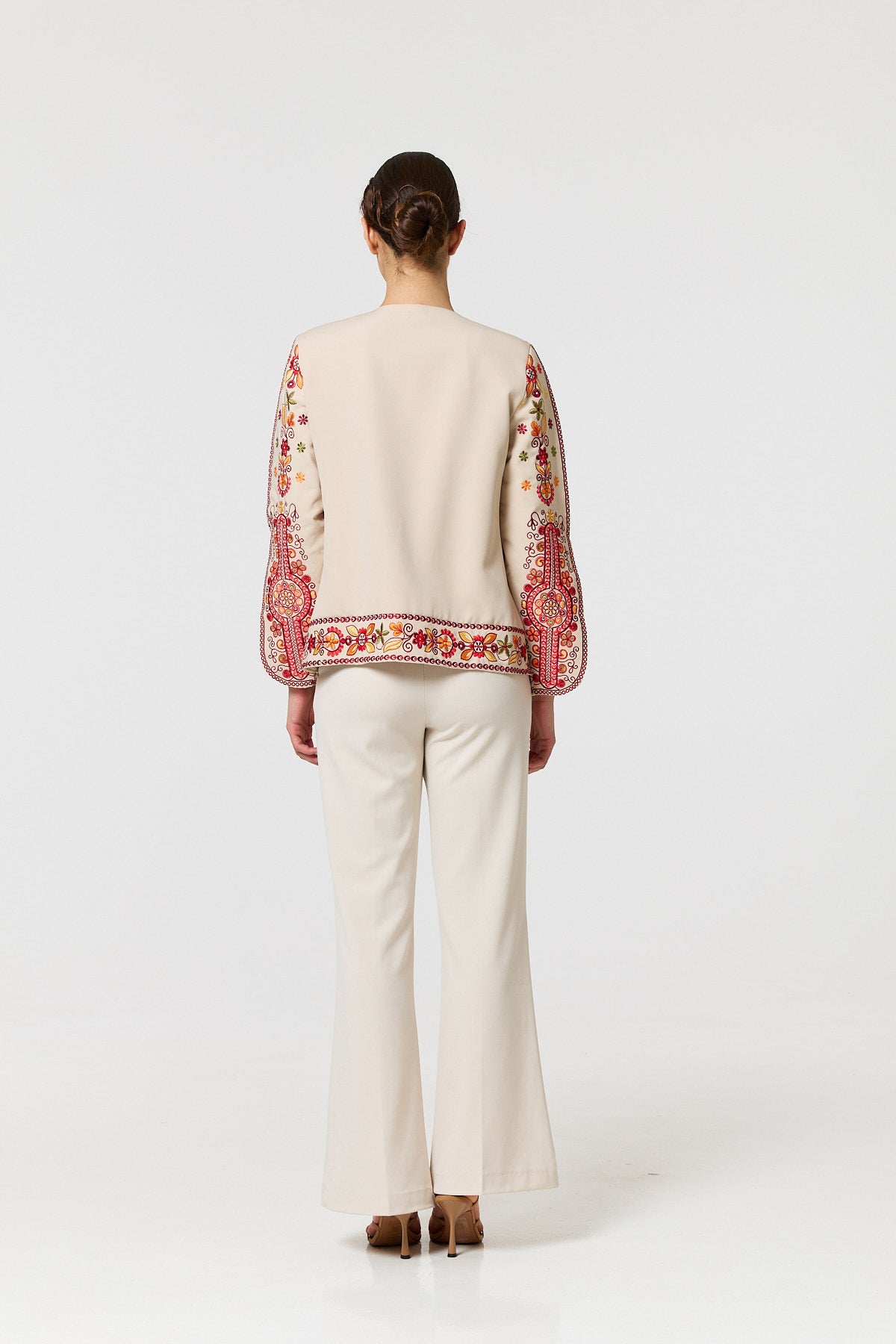 Tarin Jacket - Ecru Multi