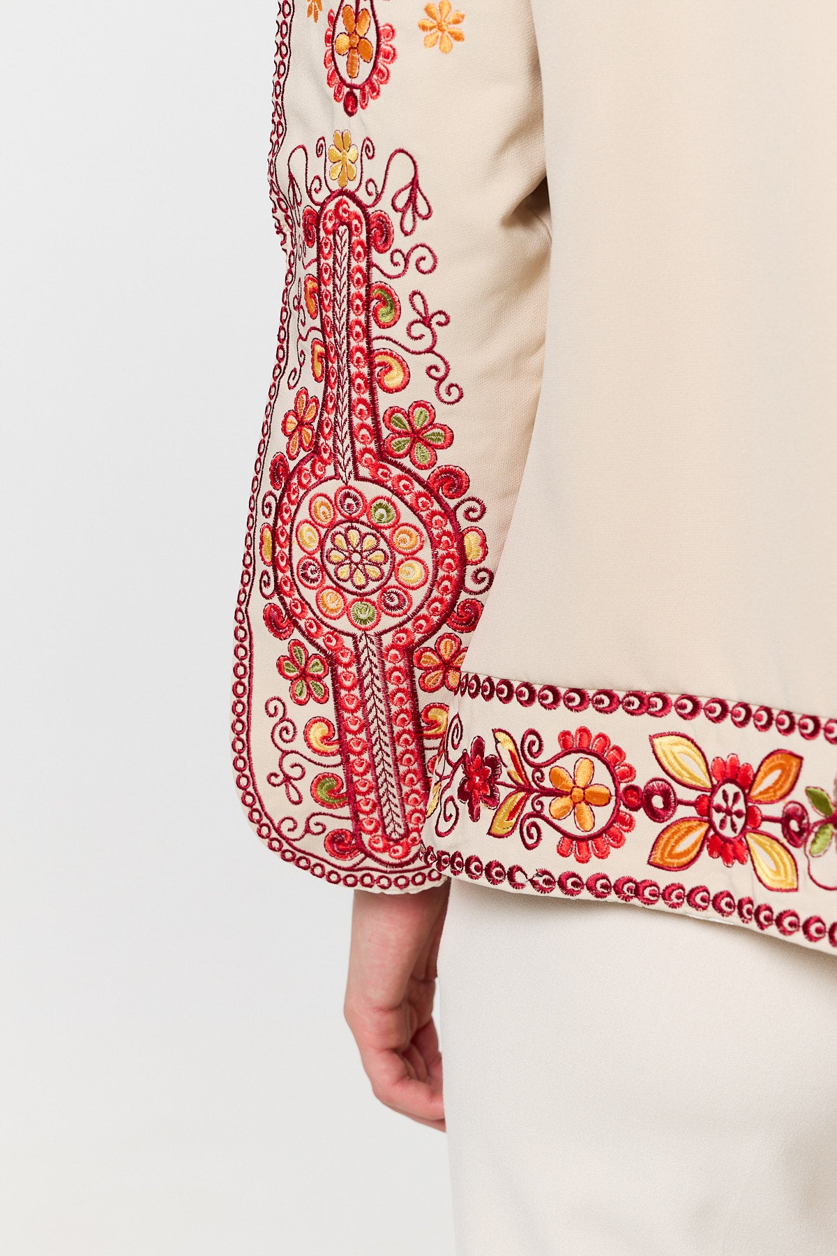 Tarin Jacket - Ecru Multi