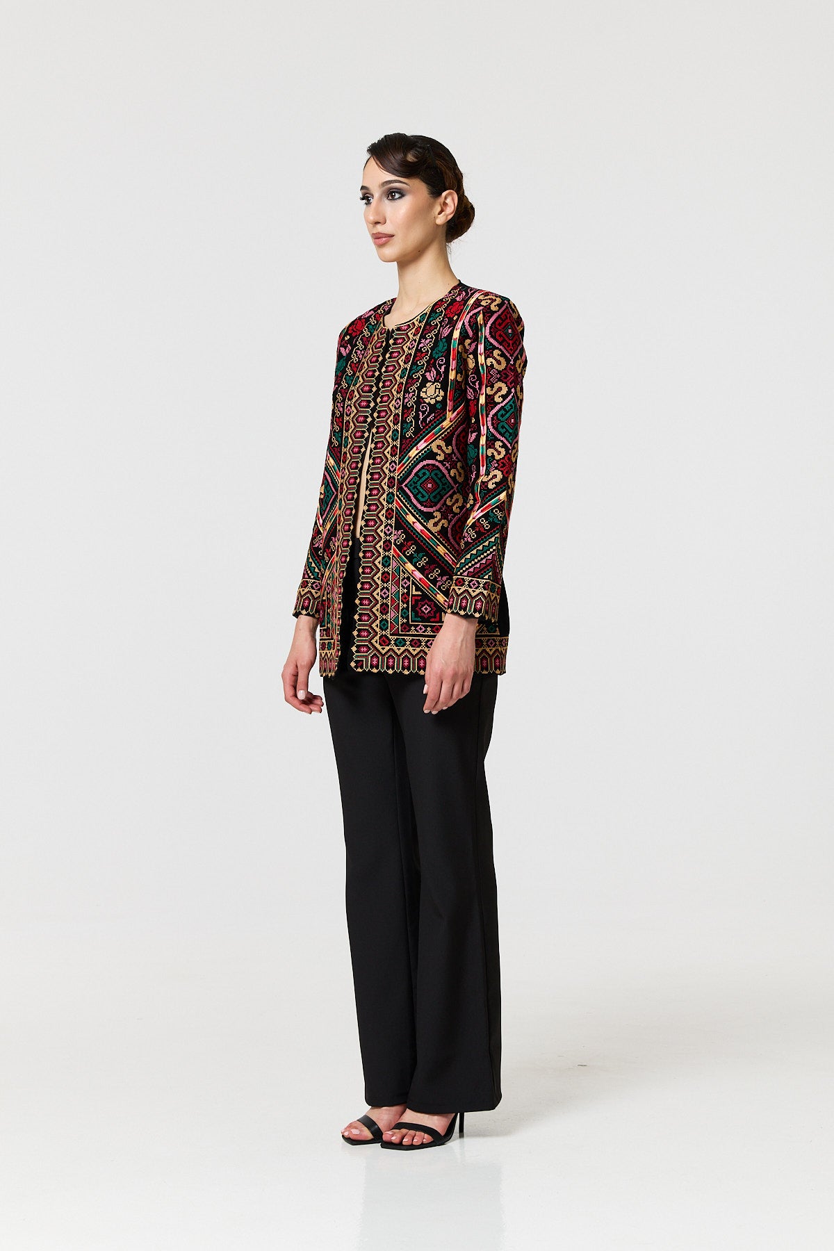 Tawhida Jacket - Black Multi