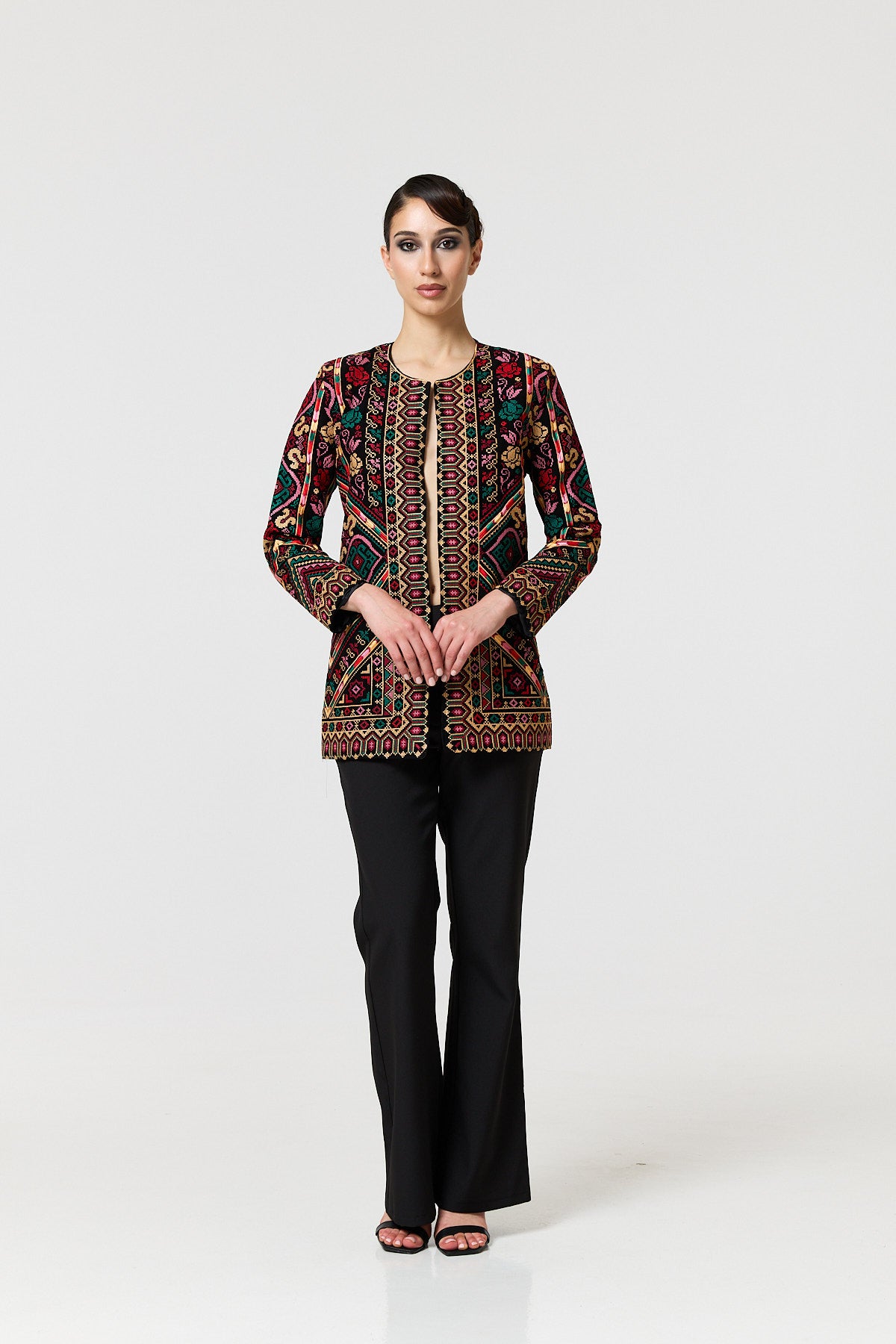 Tawhida Jacket - Black Multi