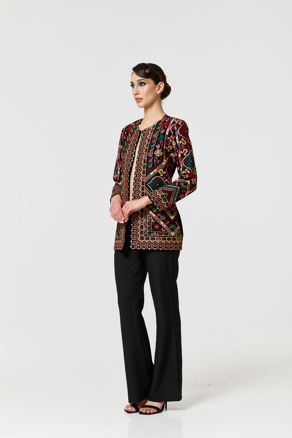 Tawhida Jacket - Black Multi