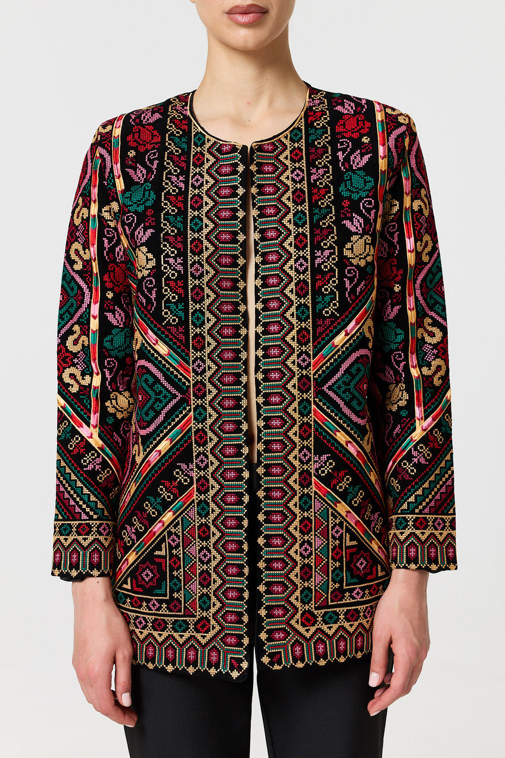 Tawhida Jacket - Black Multi