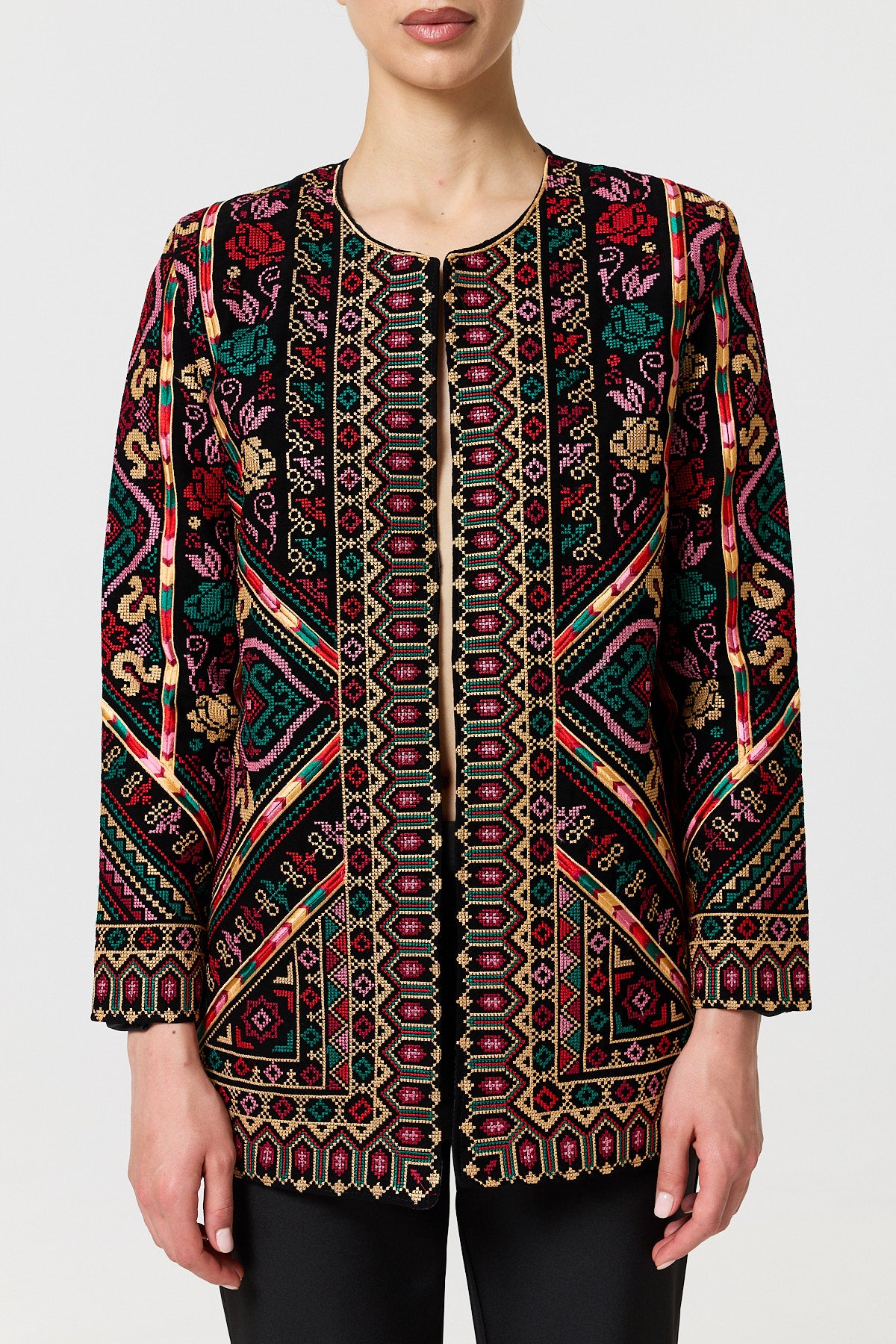 Tawhida Jacket - Black Multi