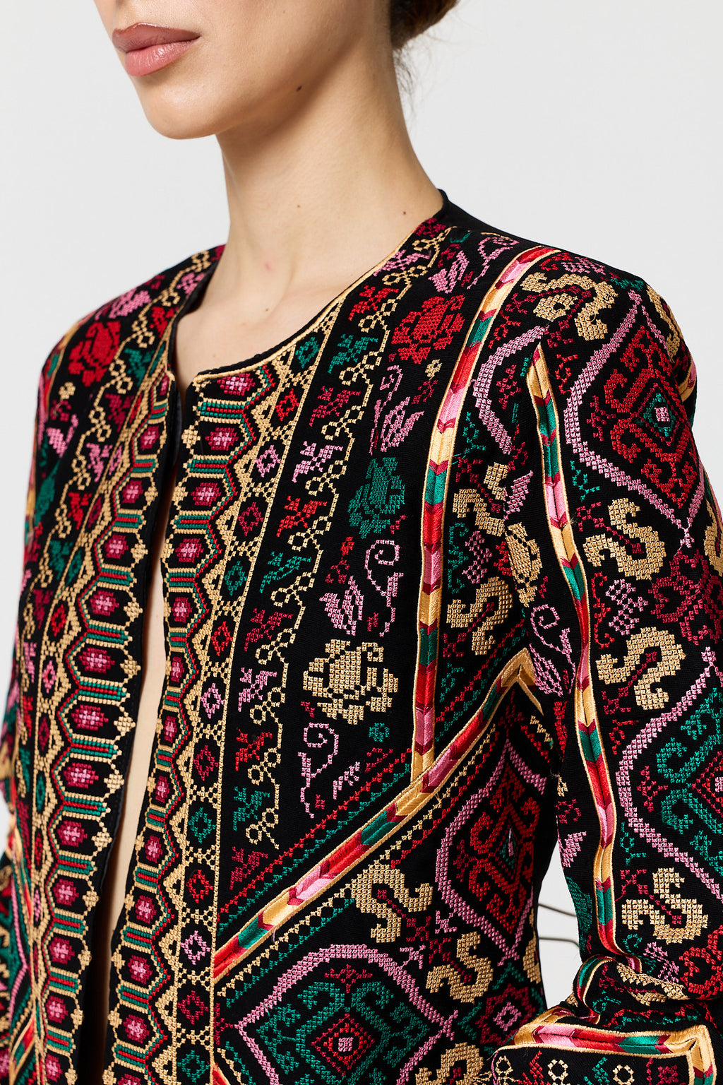 Tawhida Jacket - Black Multi