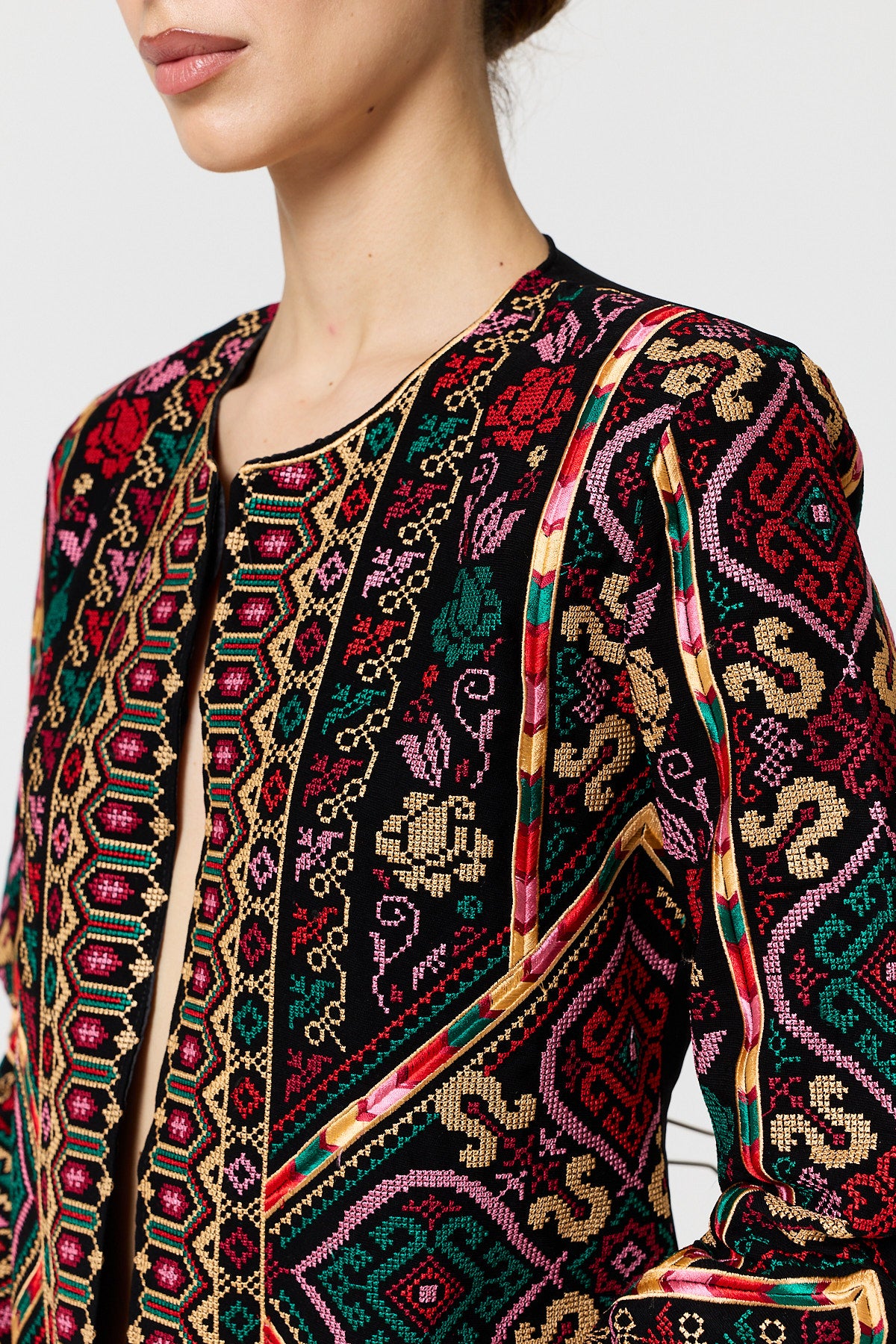 Tawhida Jacket - Black Multi