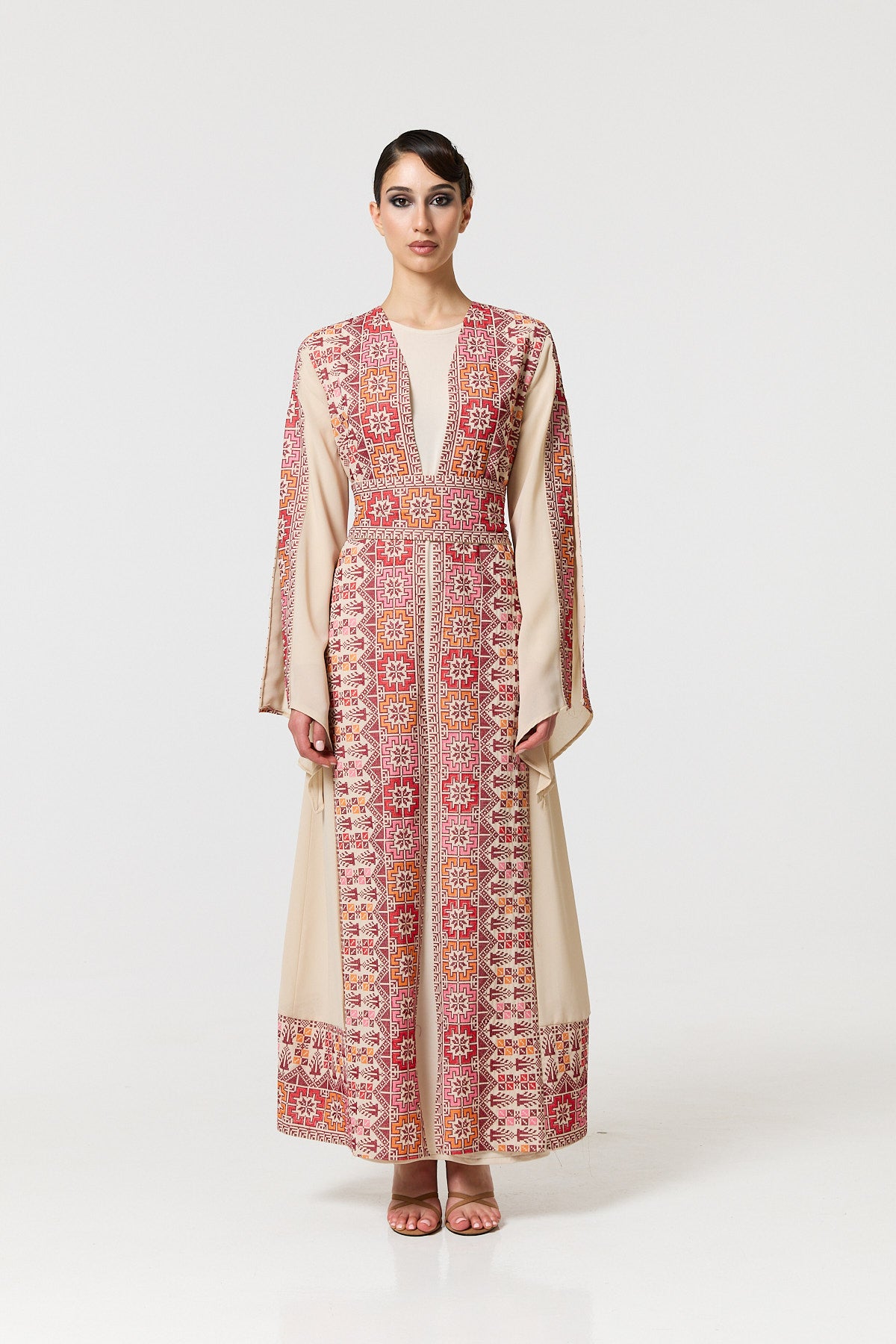 Tayma Kaftan - Ecru