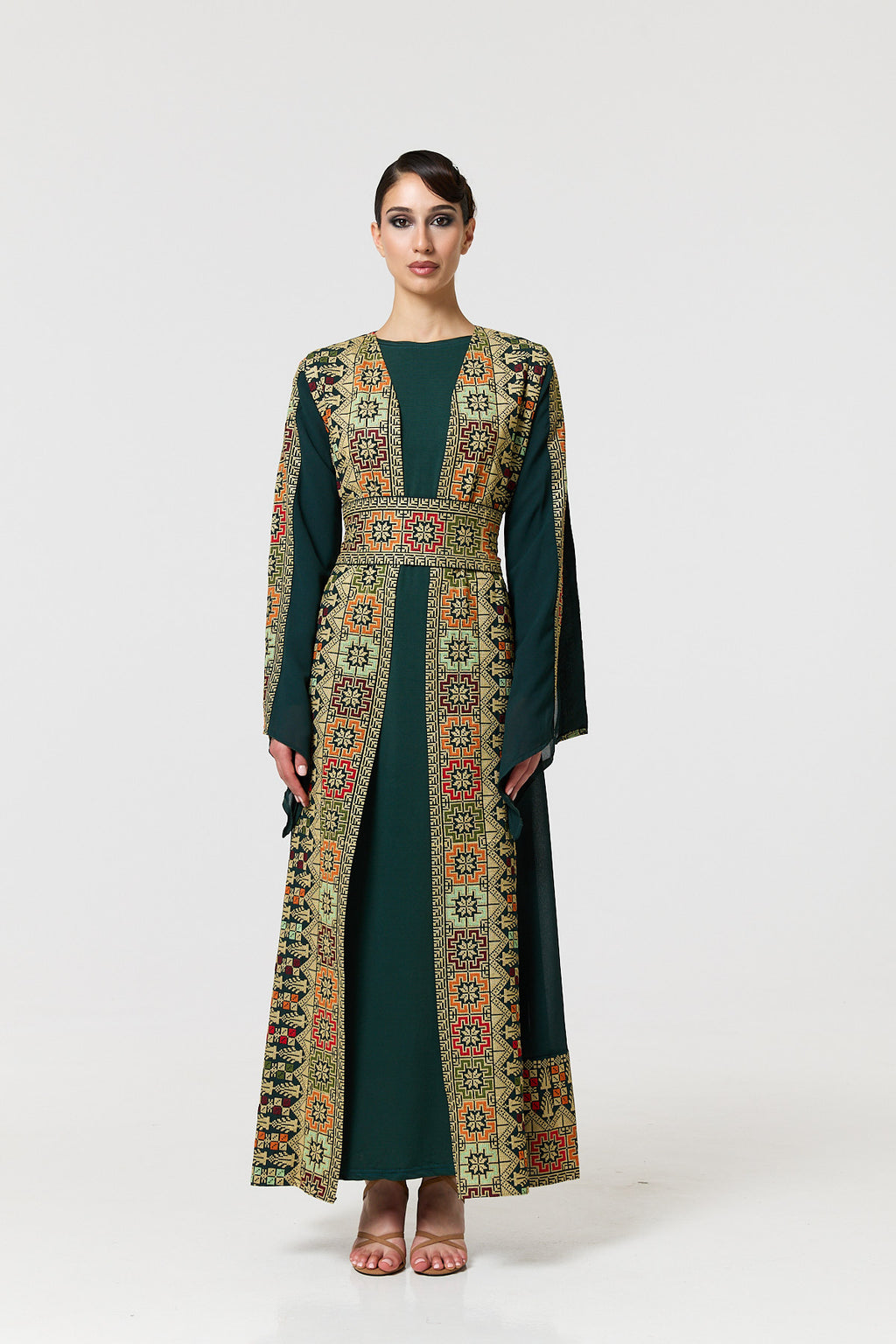 Tayma Kaftan - Green