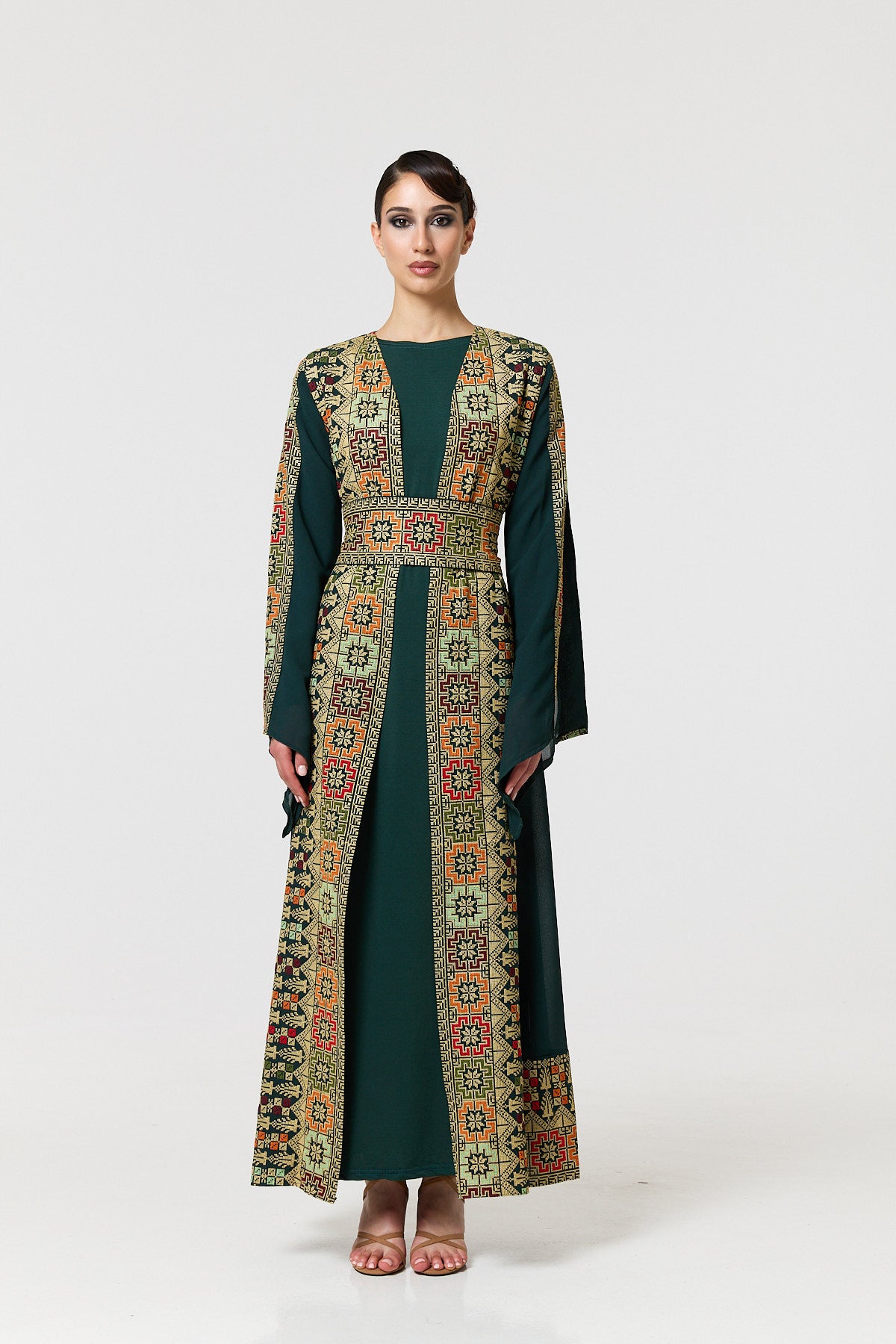 Tayma Kaftan - Green