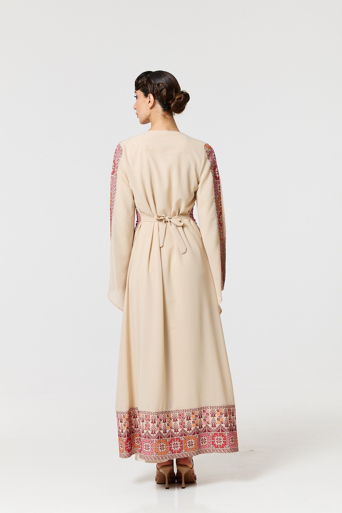 Tayma Kaftan - Ecru