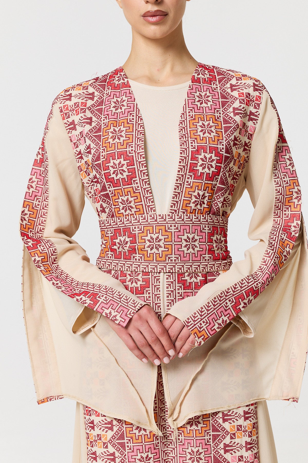 Tayma Kaftan - Ecru