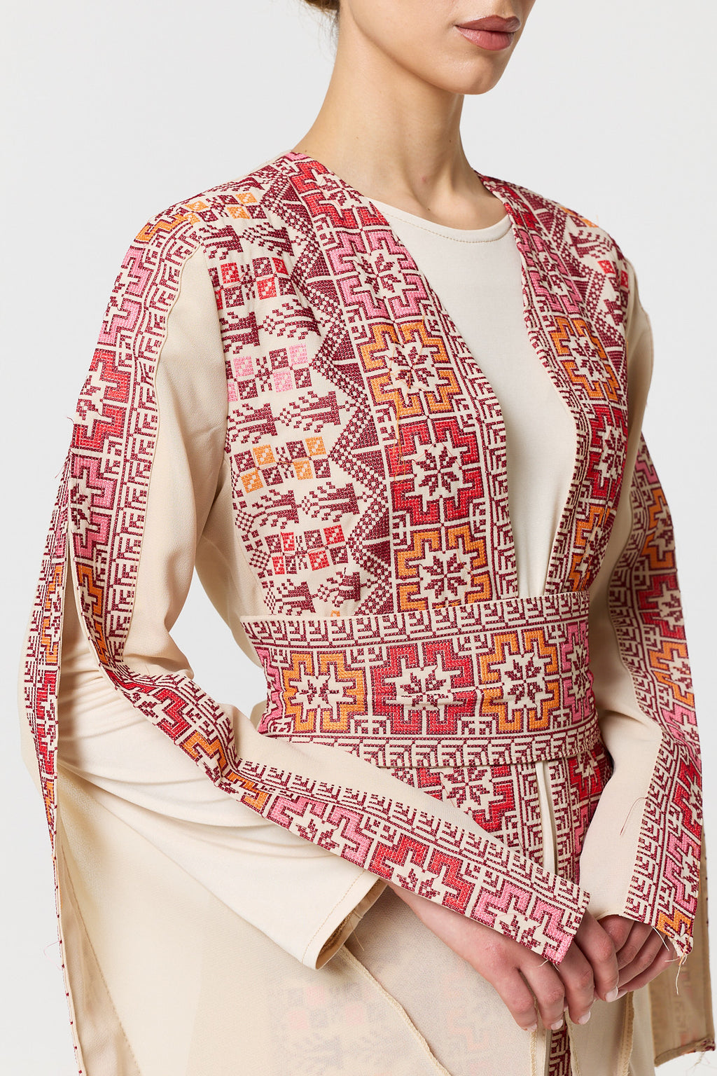 Tayma Kaftan - Ecru