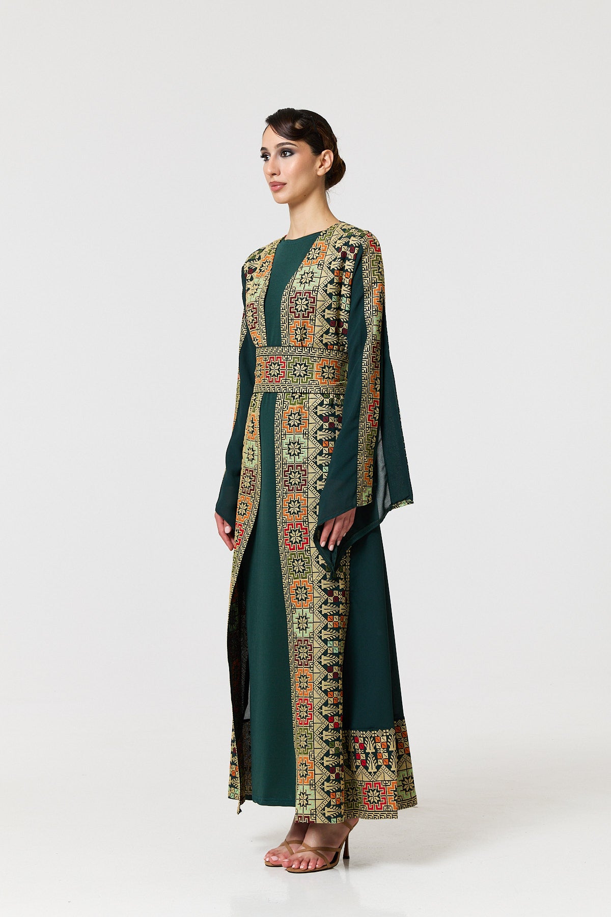 Tayma Kaftan - Green