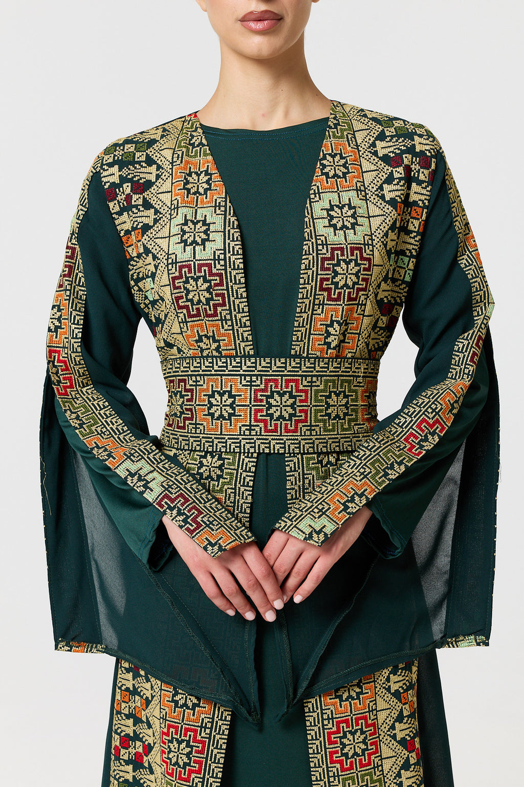 Tayma Kaftan - Green