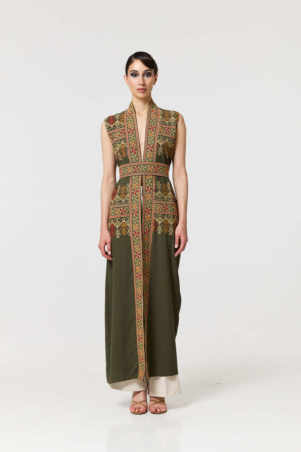 Tazkia Kaftan - Khaki