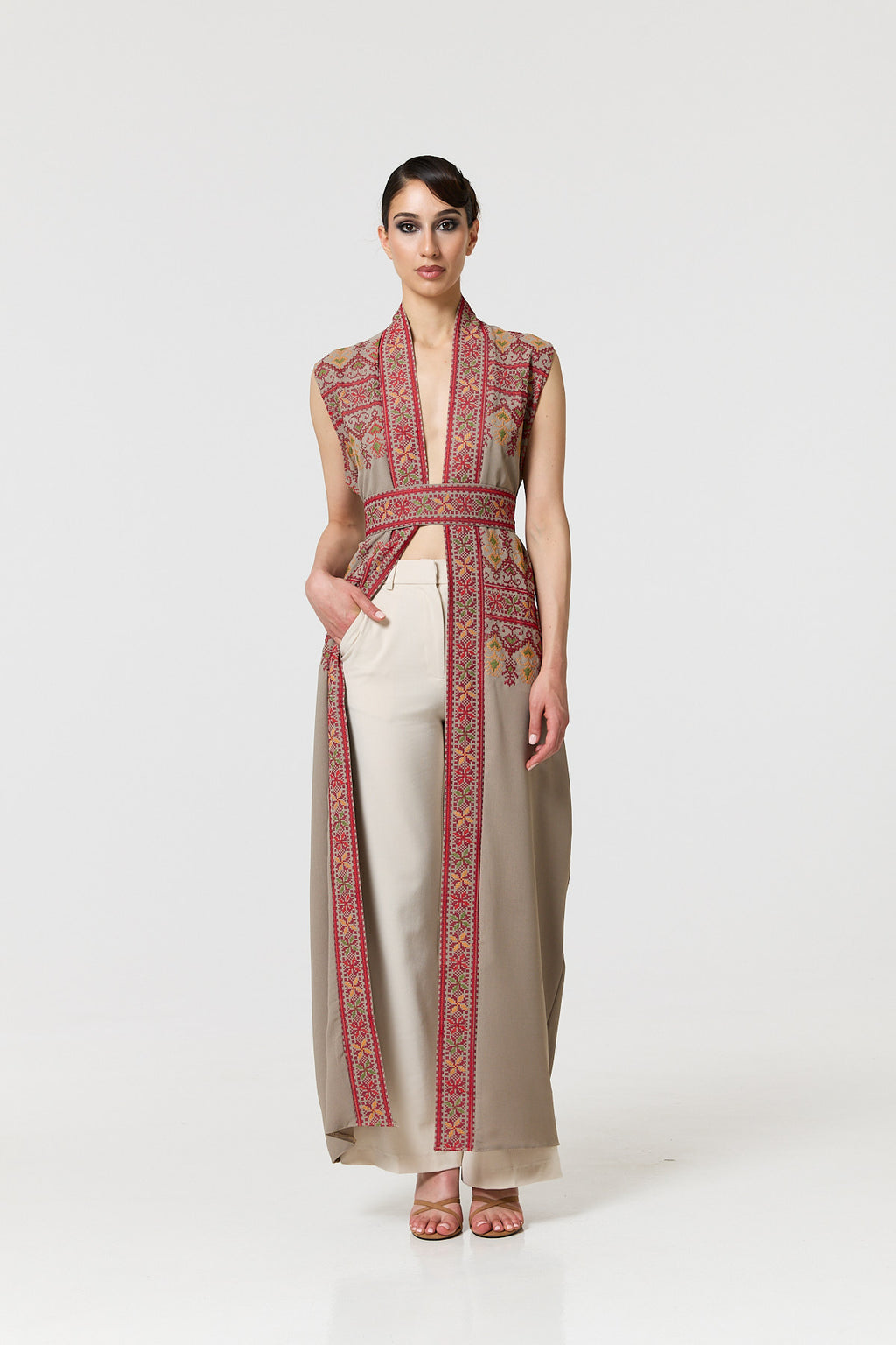 Tazkia Kaftan - Grey