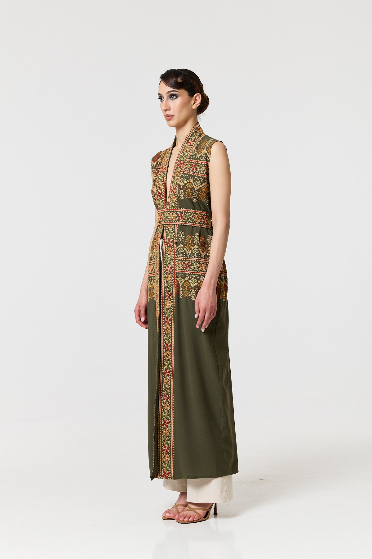 Tazkia Kaftan - Khaki