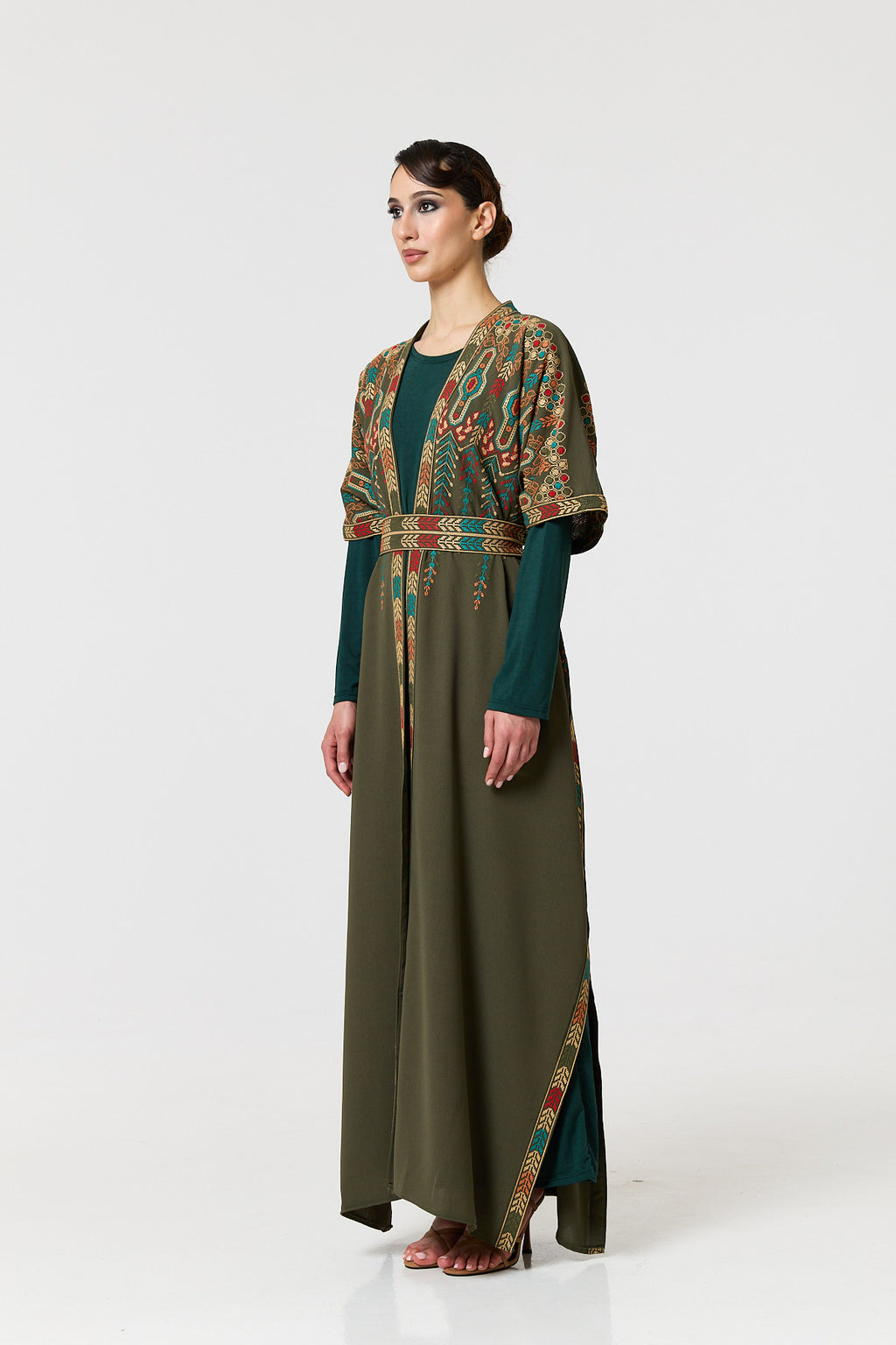 Thanaa Kaftan - Khaki