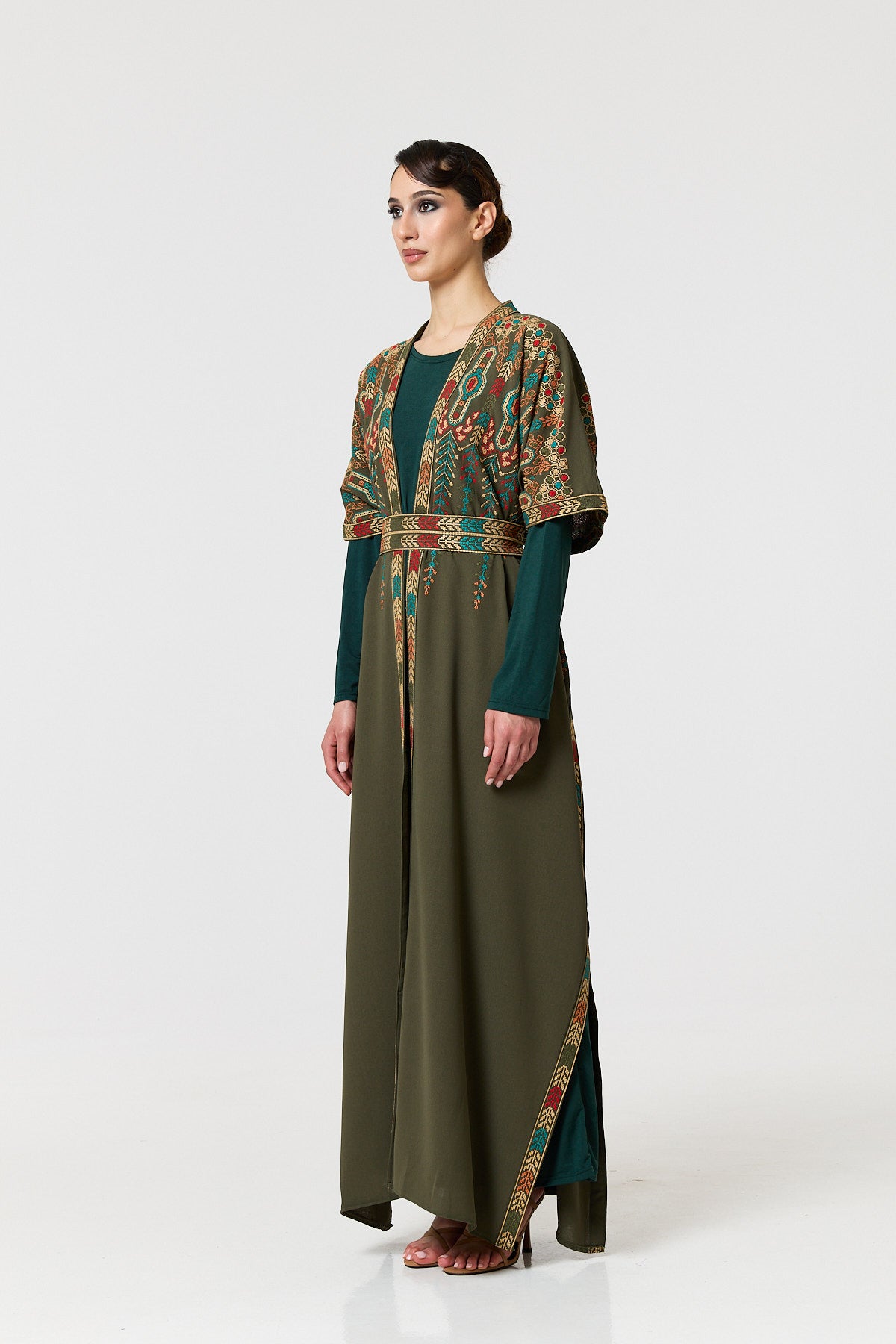 Thanaa Kaftan - Khaki