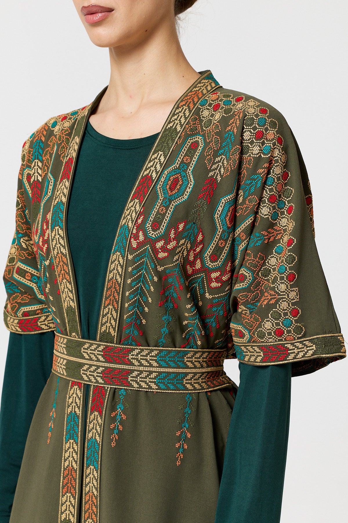 Thanaa Kaftan - Khaki