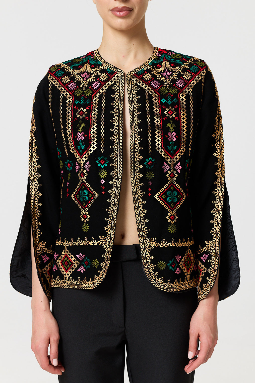 Tuhfa Jacket - Black Multi