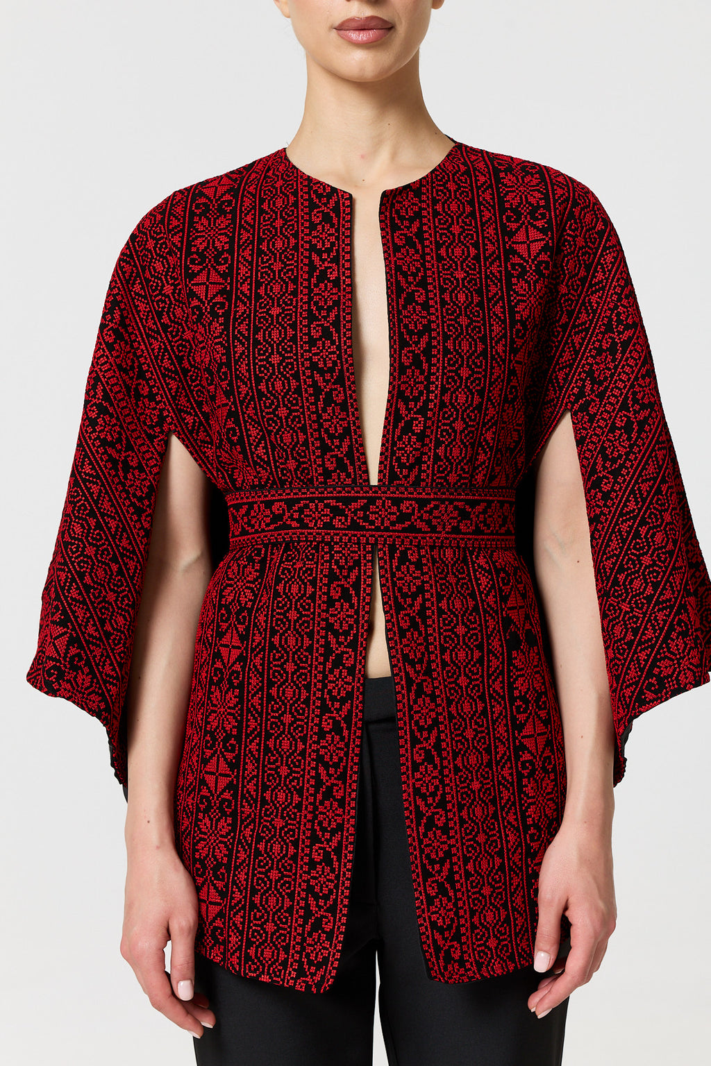 Tulin Cape - Black & Red