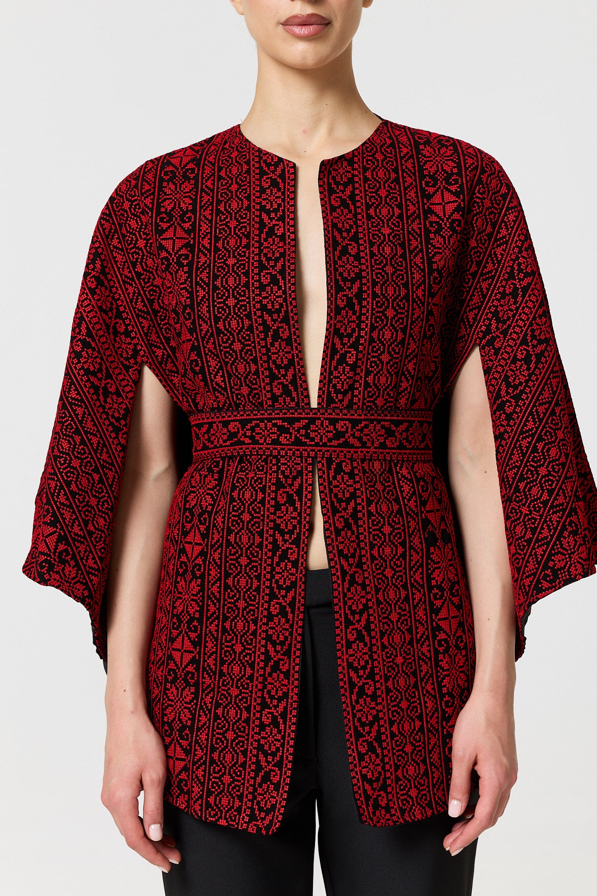 Tulin Cape - Black & Red