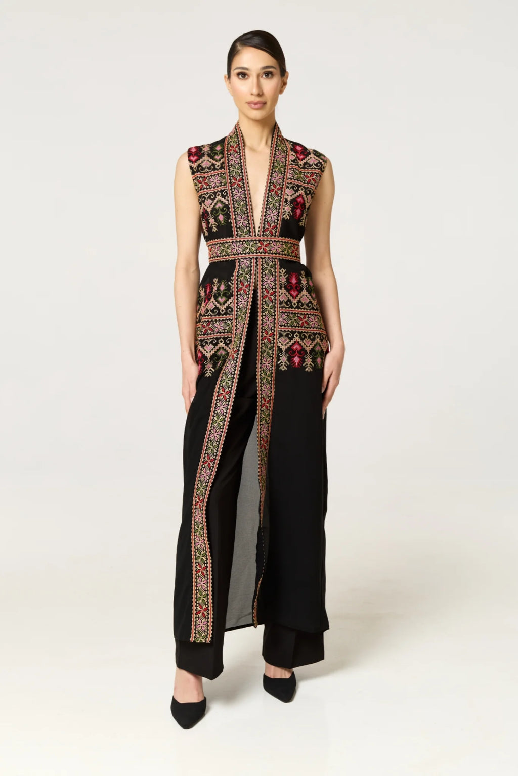 Tarfah Kaftan - Black