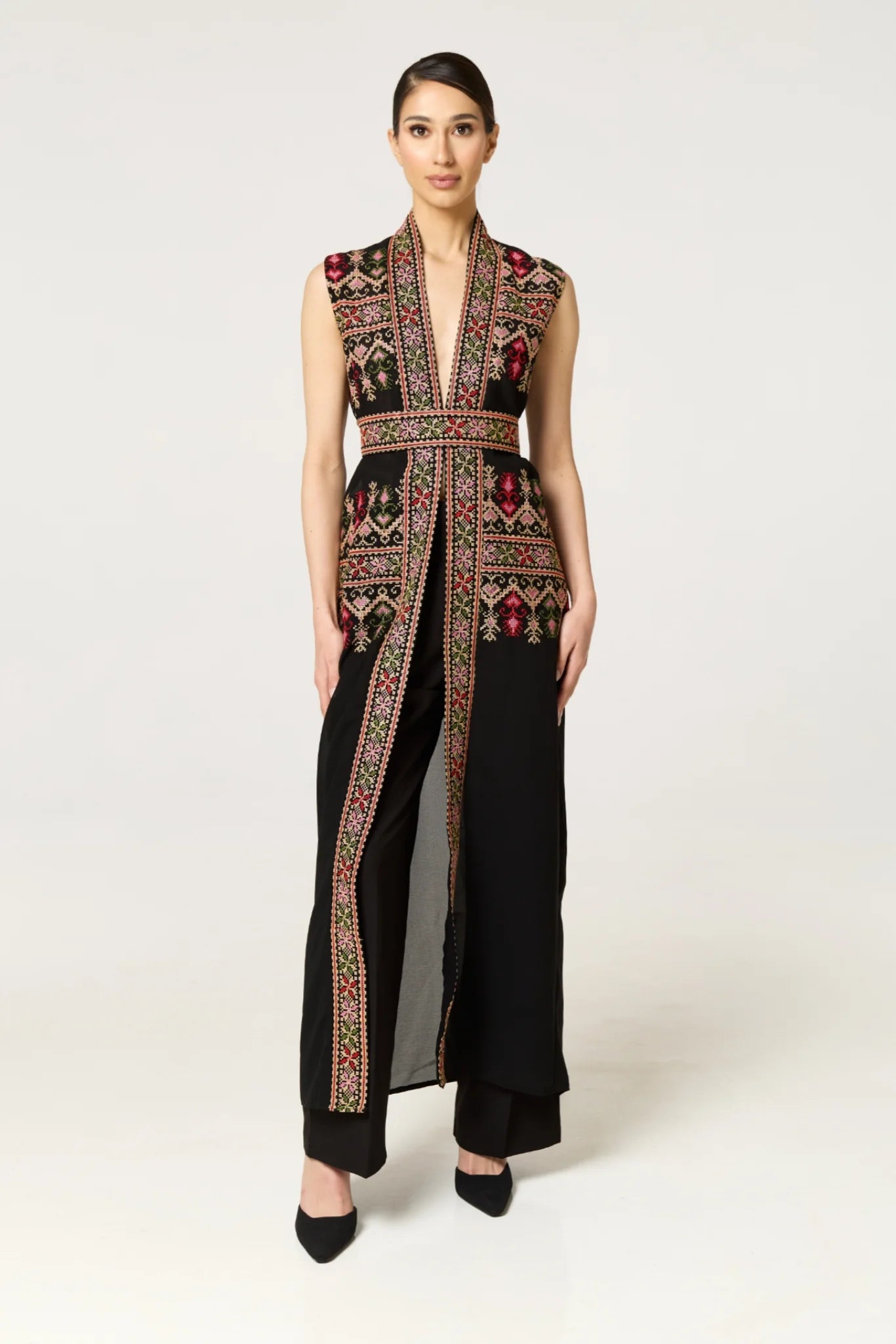 Tarfah Kaftan - Black