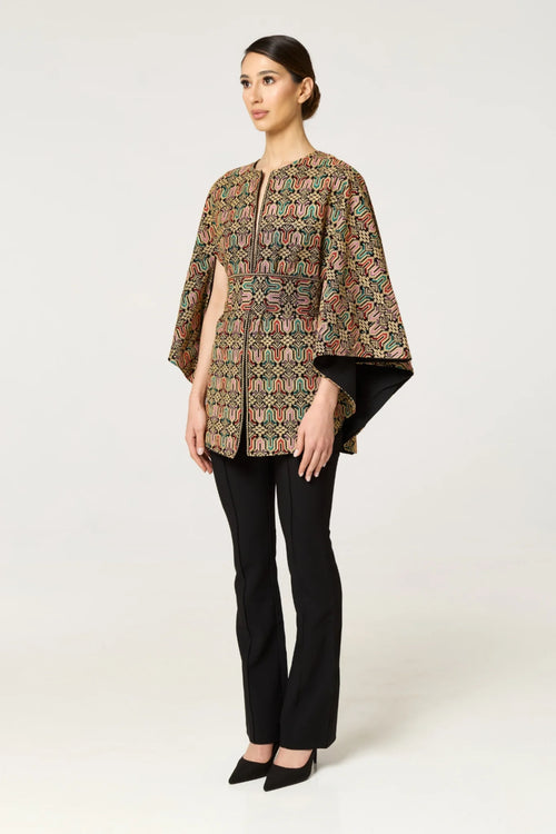 Taqwa Cape - Beige Multi