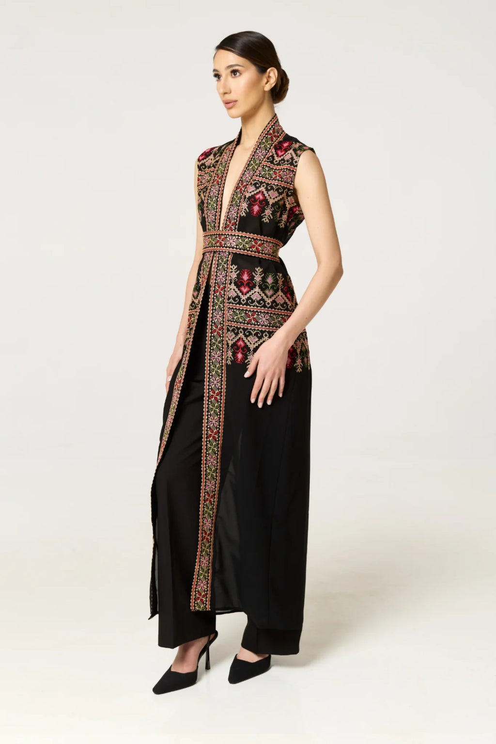 Tarfah Kaftan - Black