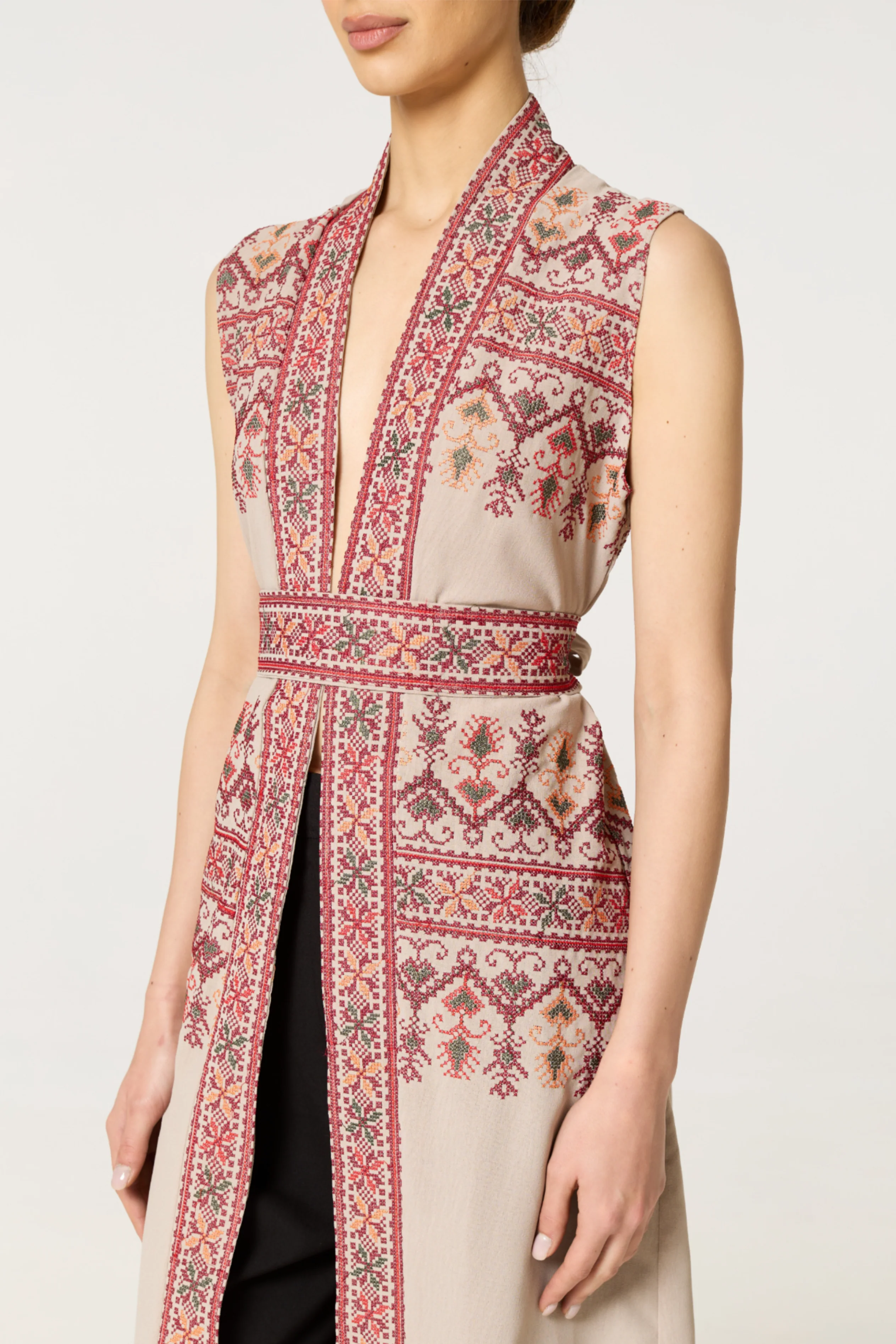 Tarfah Kaftan - Cream